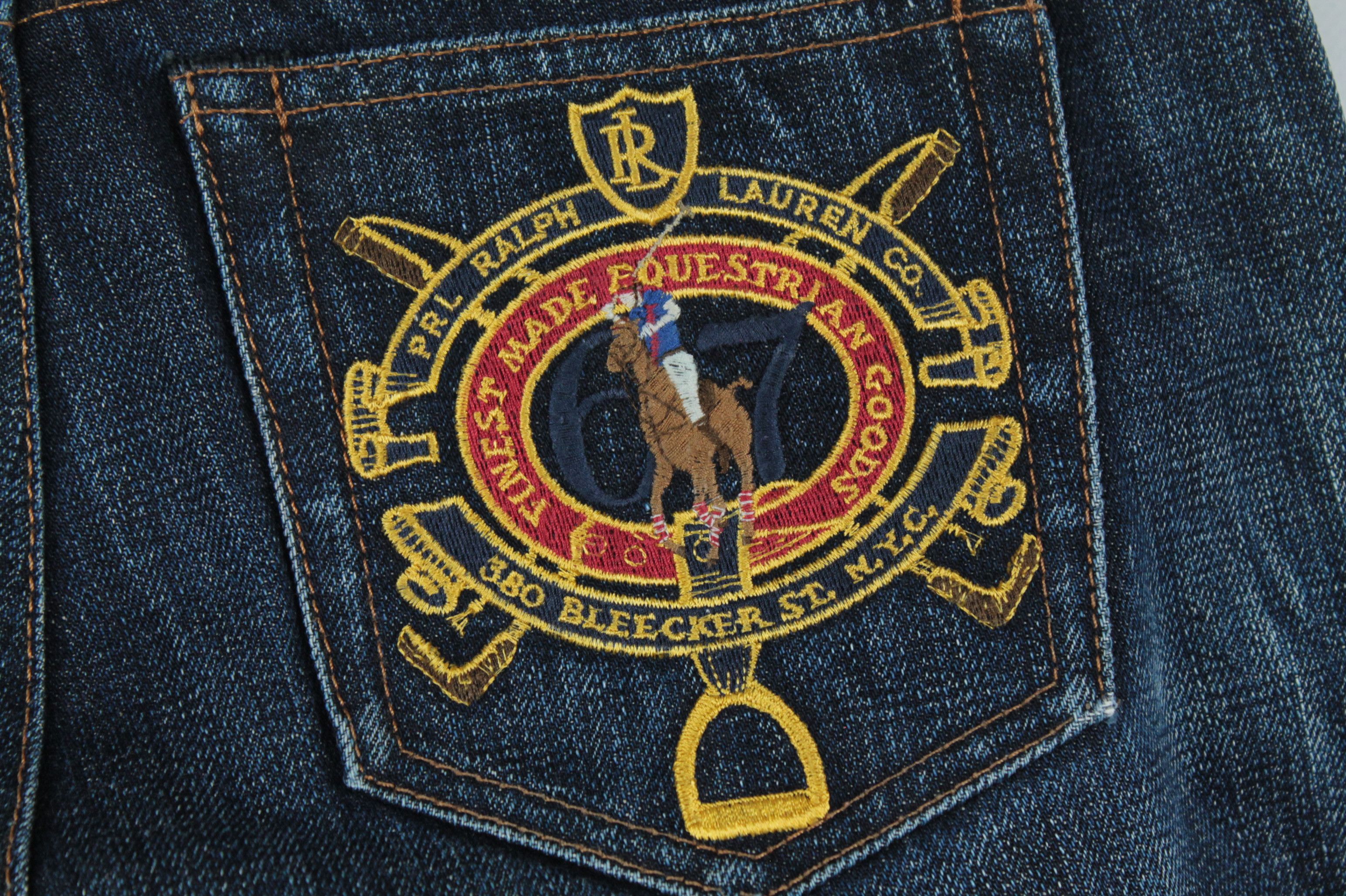 Ralph Lauren × Vintage Ralph Lauren Selvage Denim Straight Fit Women's Jeans Size 26" / US 2 / IT 38 - 5 Thumbnail