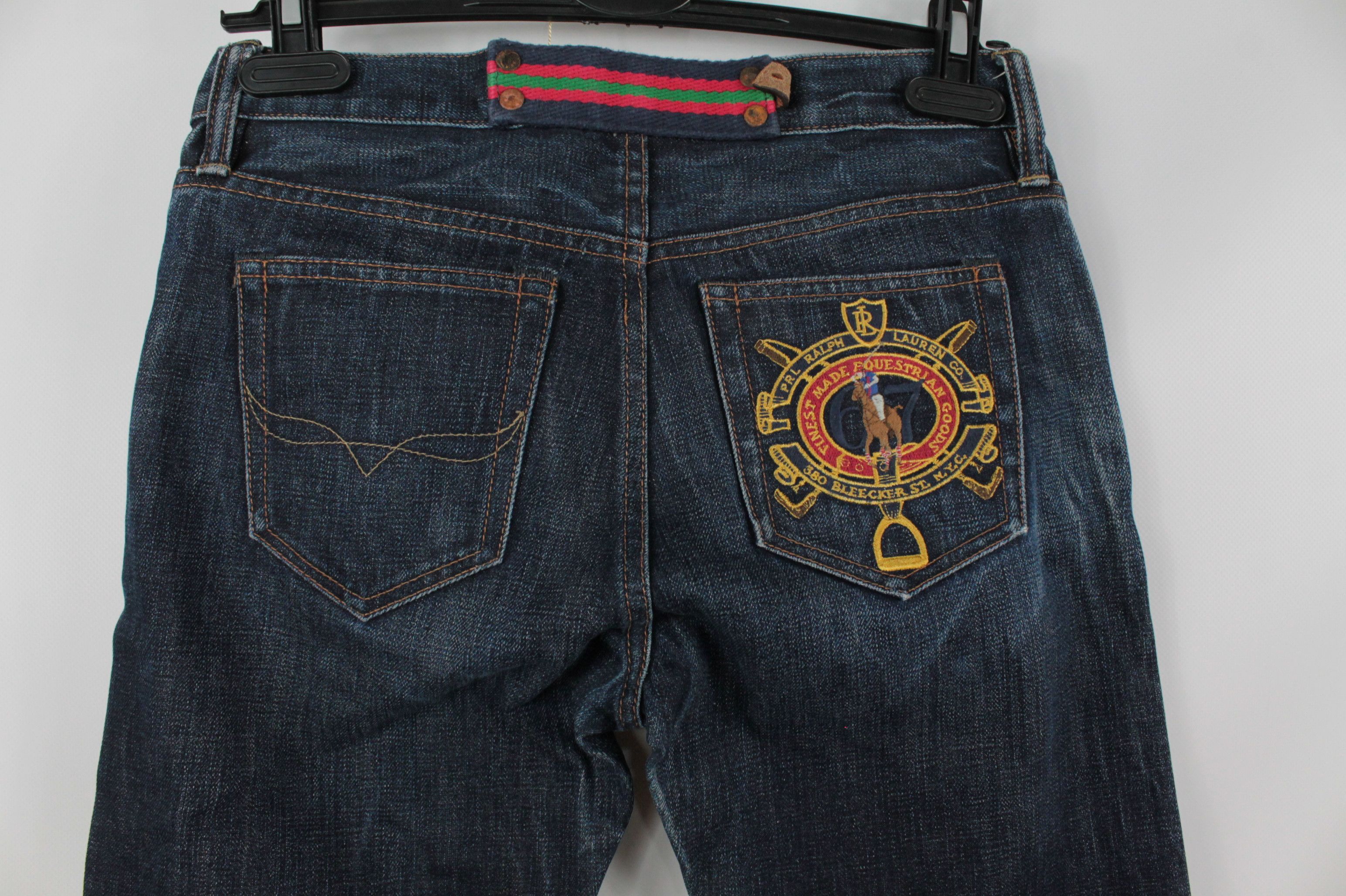 Ralph Lauren × Vintage Ralph Lauren Selvage Denim Straight Fit Women's Jeans Size 26" / US 2 / IT 38 - 4 Thumbnail