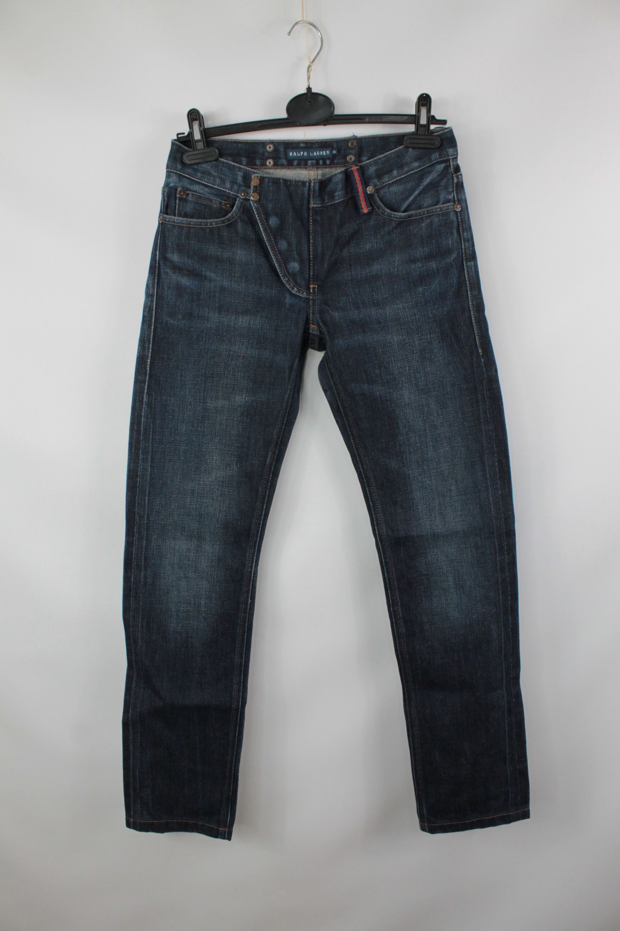 Ralph Lauren × Vintage Ralph Lauren Selvage Denim Straight Fit Women's Jeans Size 26" / US 2 / IT 38 - 1 Thumbnail