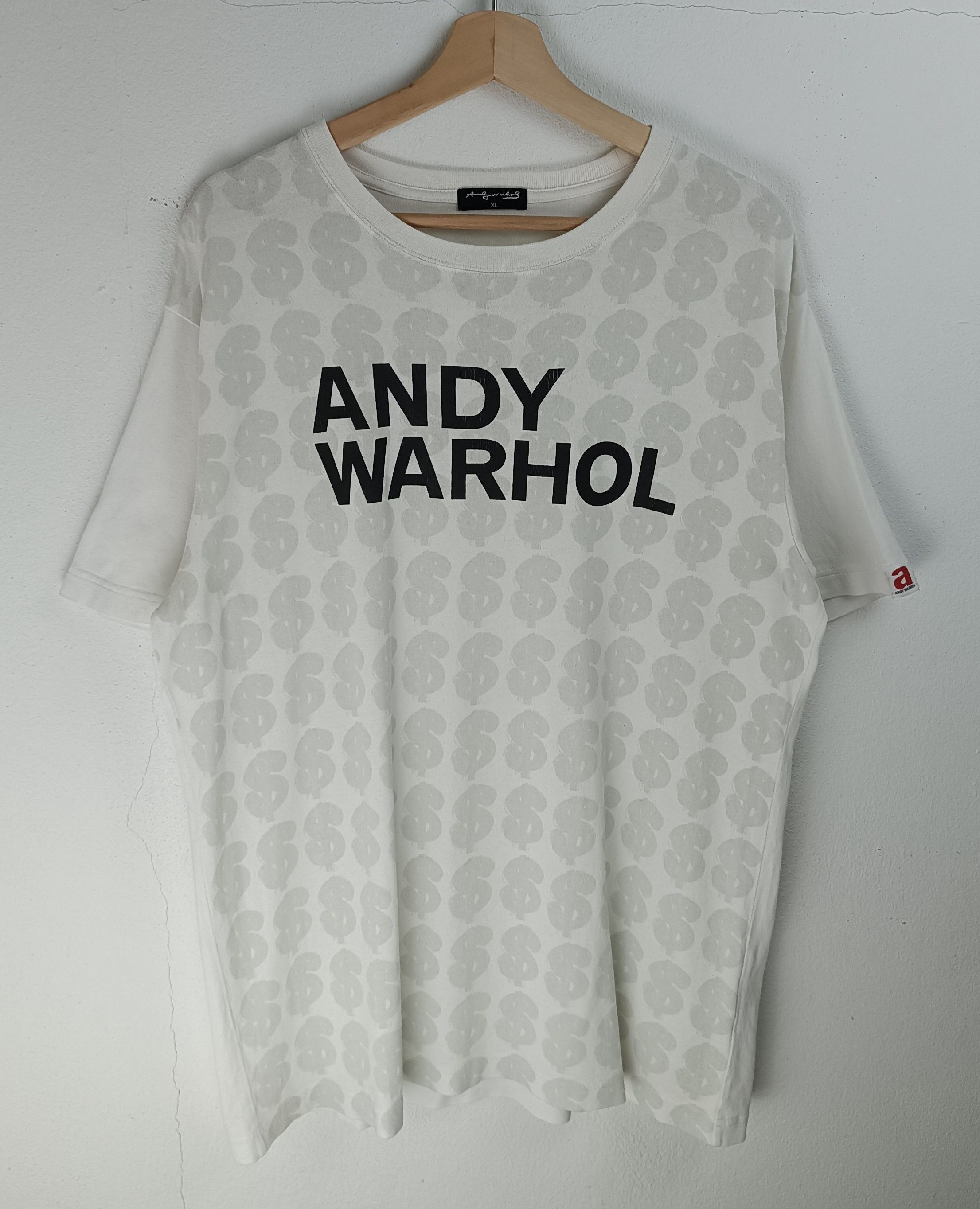 Andy Warhol VINTAGE ANDY WARHOL X UNIQLO DOLLAR SIGNS TEE Size US XL / EU 56 / 4 - 3 Thumbnail