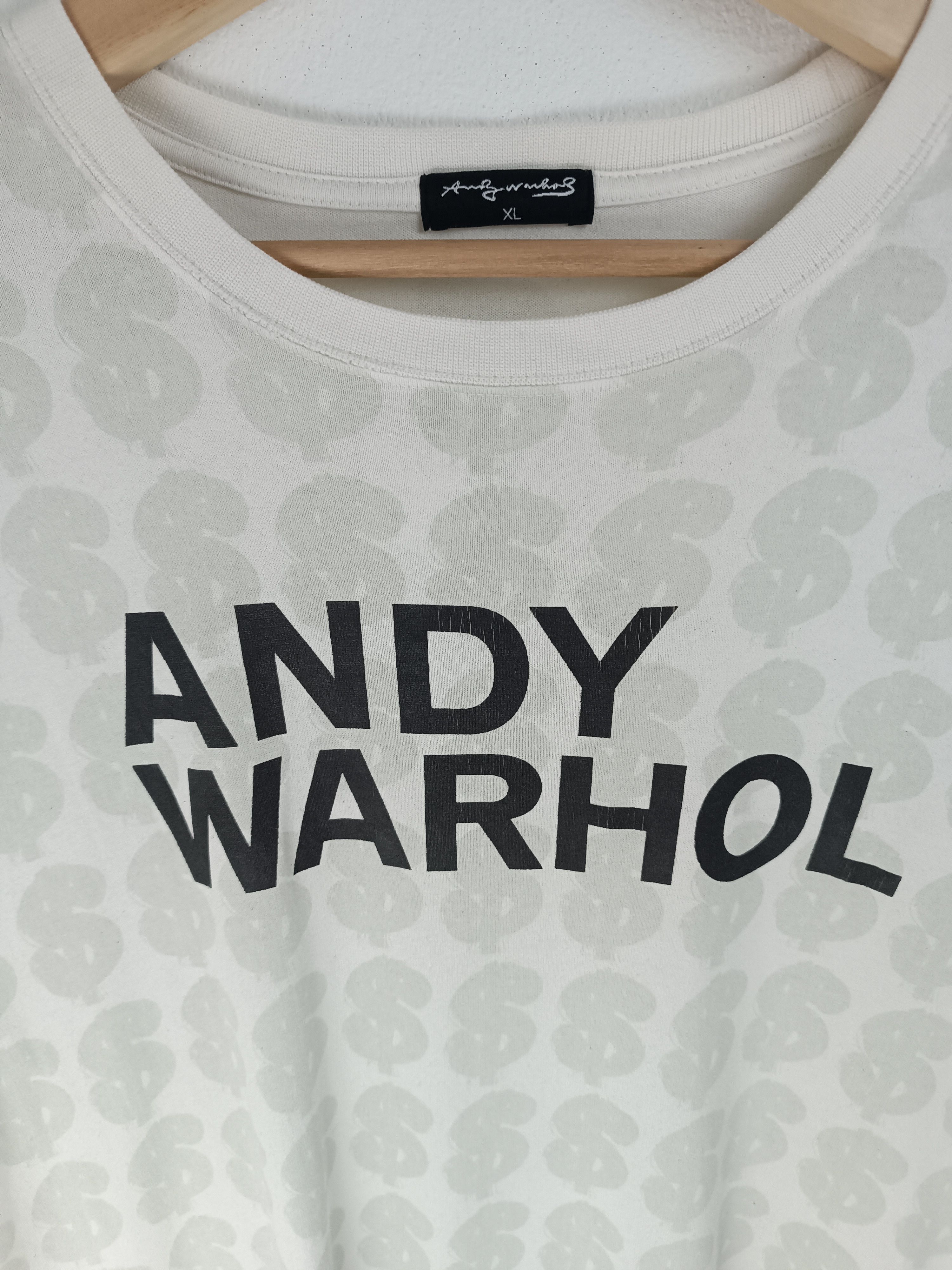 Andy Warhol VINTAGE ANDY WARHOL X UNIQLO DOLLAR SIGNS TEE Size US XL / EU 56 / 4 - 8 Thumbnail