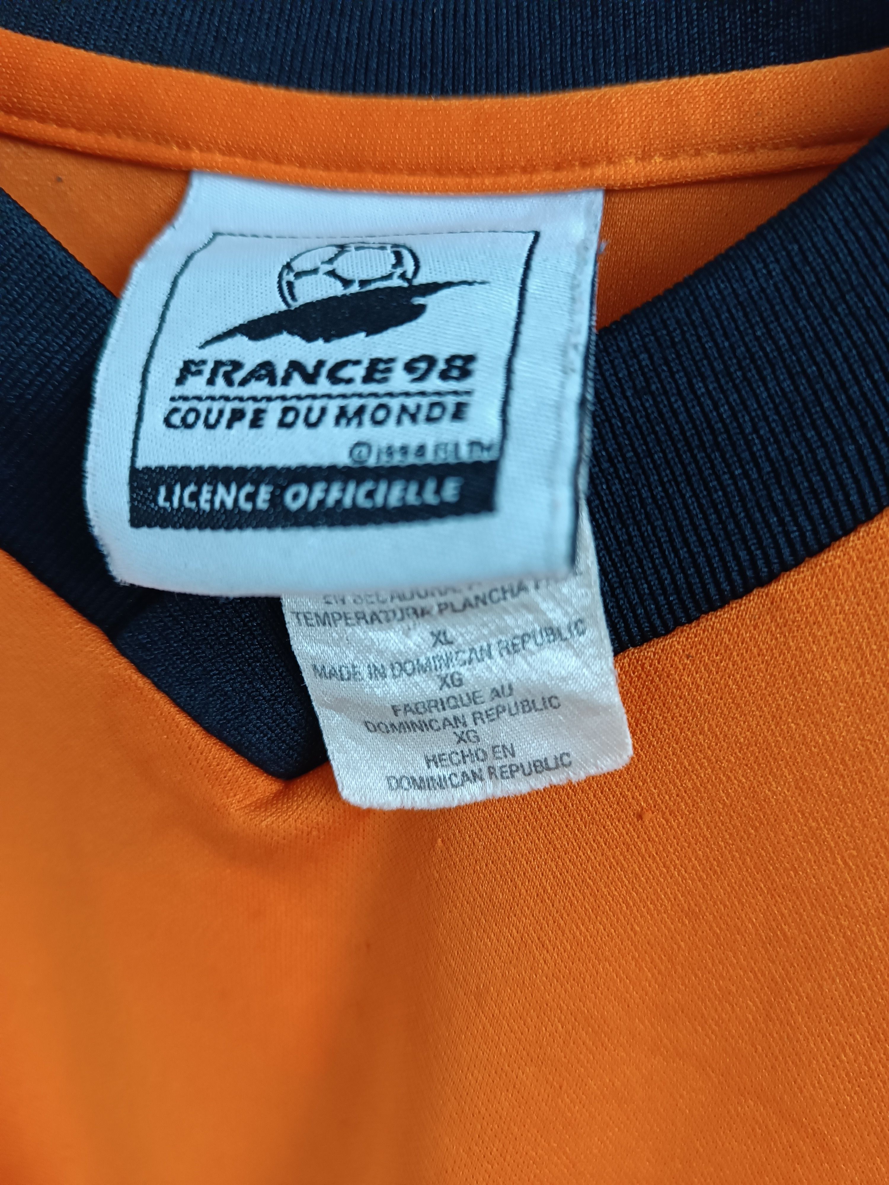 Adidas 🔥RARE🔥VINTAGE '98 ADIDAS NETHERLANDS TEAM JERSEY Size US XL / EU 56 / 4 - 12 Thumbnail