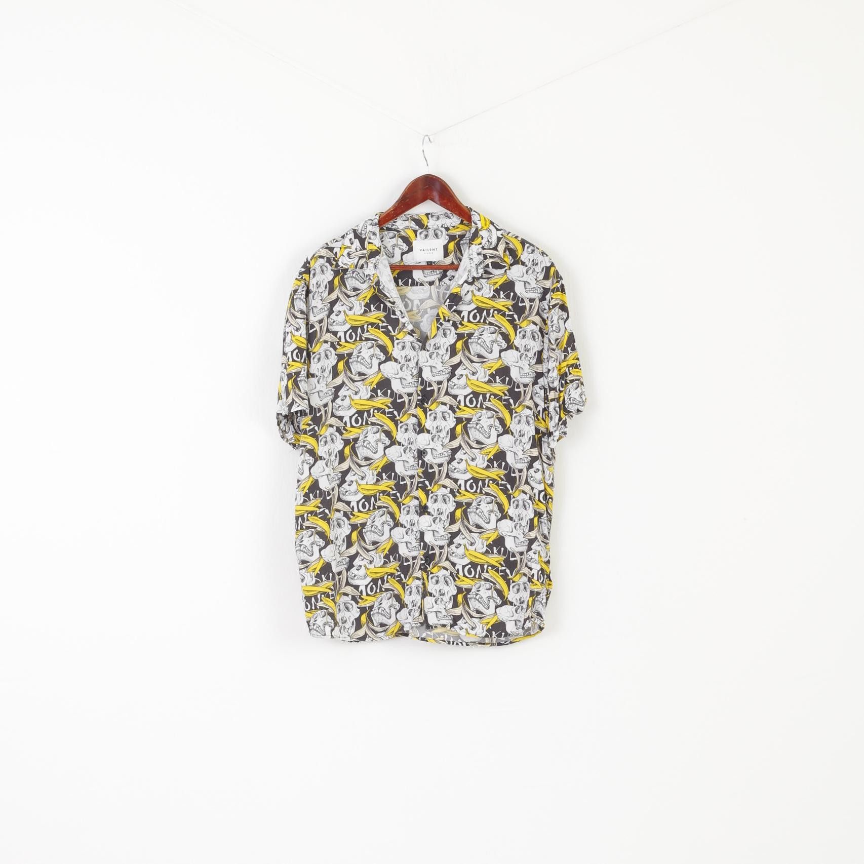Vailent Vailent Pure Men L Casual Shirt White Viscose Sun 3711 Size US L / EU 52-54 / 3 - 2 Thumbnail
