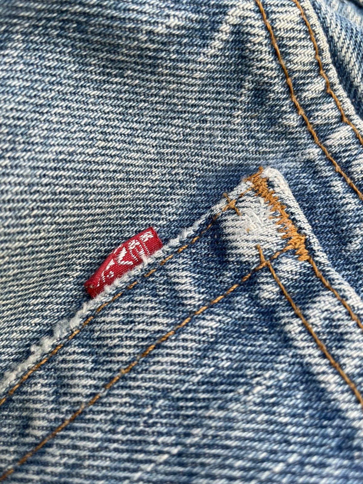 Levi's Vintage Levi’s 501 1987 Usa Aging Rework Zigzag Size US 33 - 7 Thumbnail