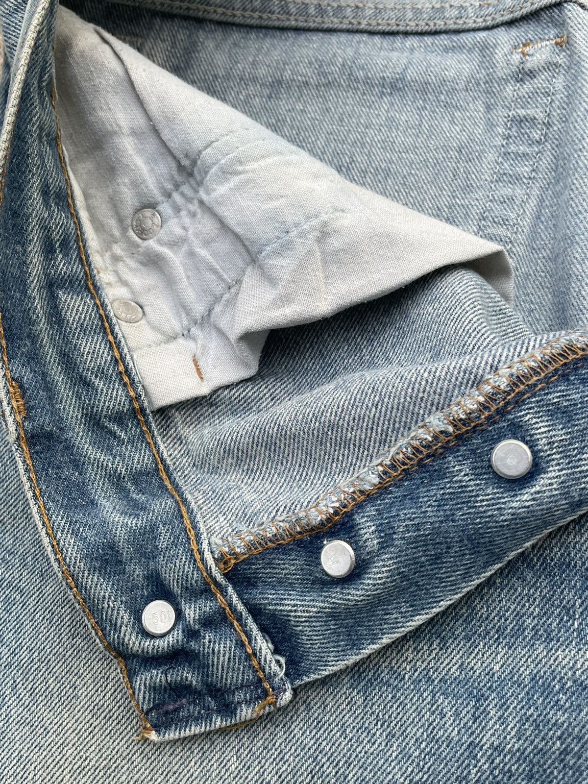 Levi's Vintage Levi’s 501 1987 Usa Aging Rework Zigzag Size US 33 - 11 Thumbnail