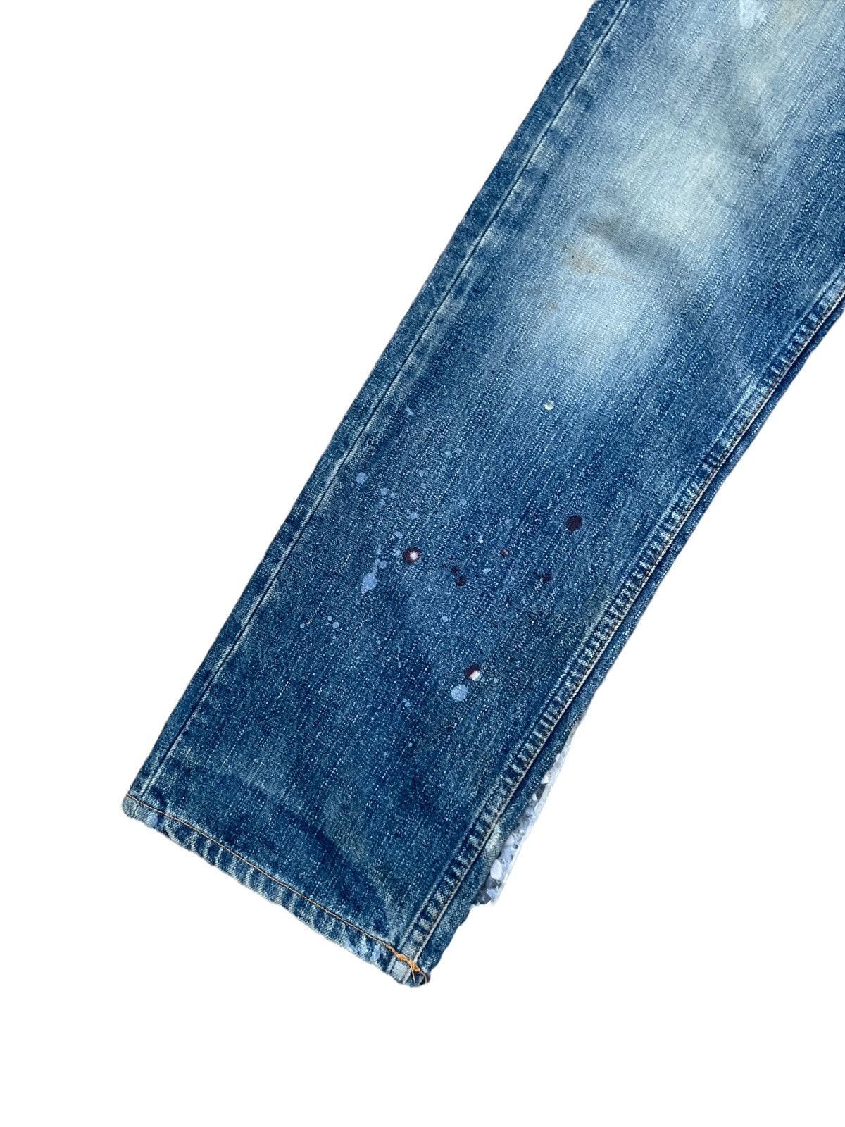 Levi's Vintage 2003 Levis 505 e Painted Denim Size US 33 - 5 Thumbnail