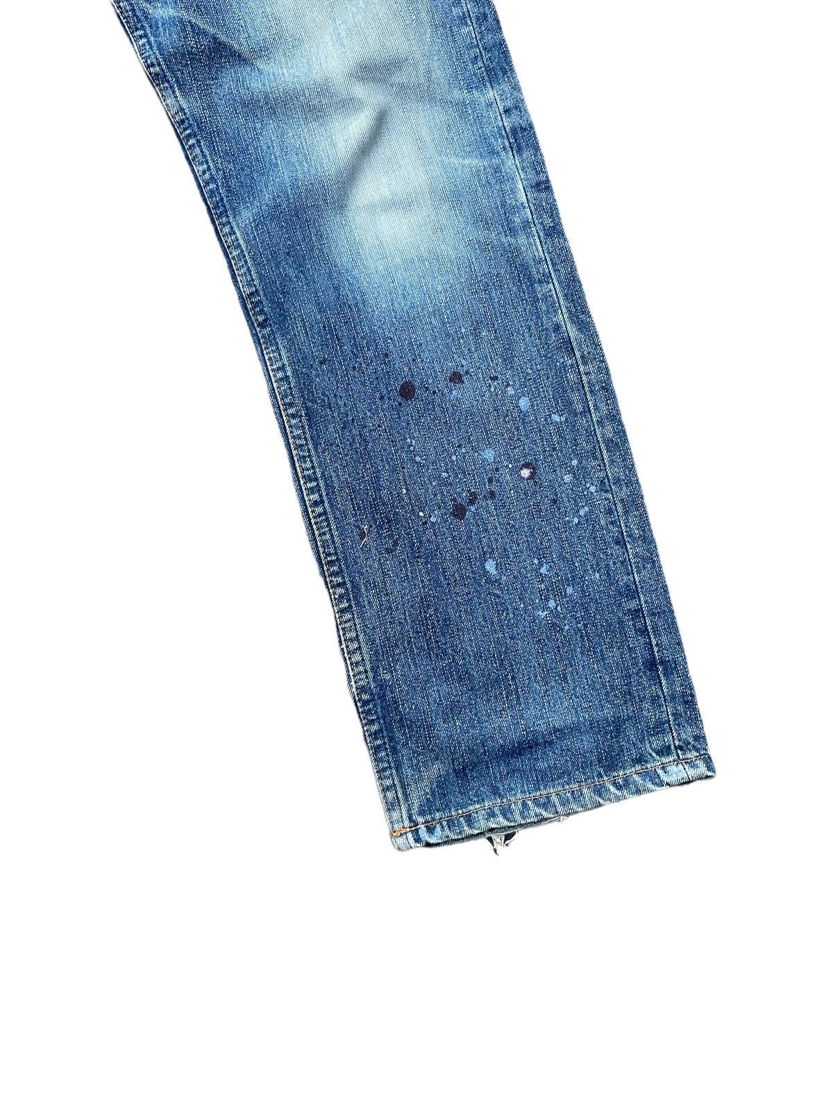 Levi's Vintage 2003 Levis 505 e Painted Denim Size US 33 - 4 Thumbnail