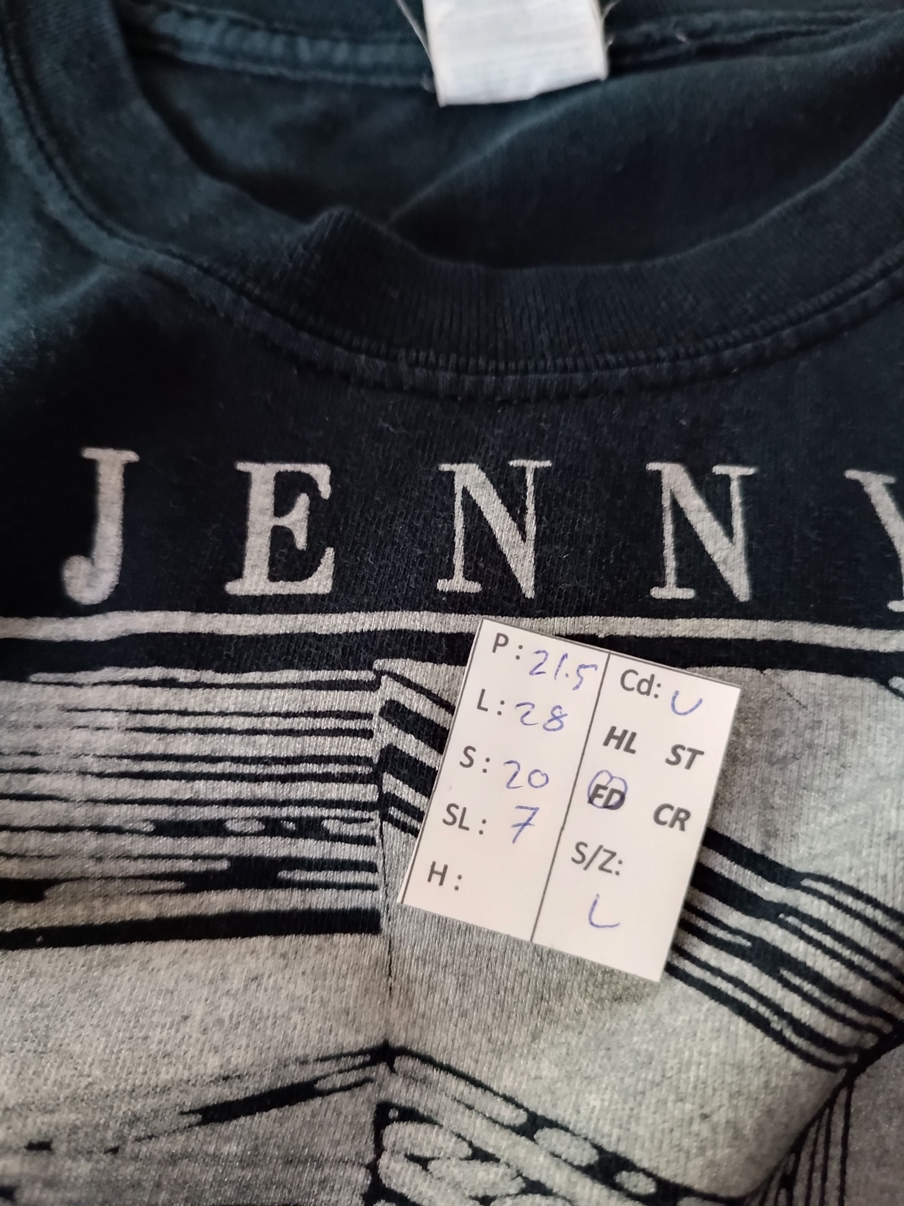 Band Tees VINTAGE JENNY BESETZT POST PUNK SHOE GAZE BAND TEE Size US L / EU 52-54 / 3 - 12 Thumbnail