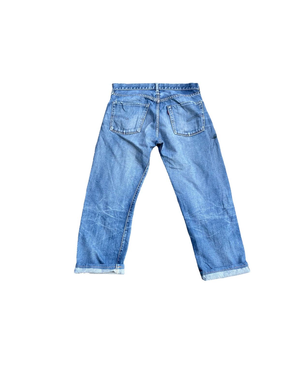 Levi's Vintage 2002 Levis 501 E 66 Model Distresed & Rework Size US 33 - 9 Thumbnail
