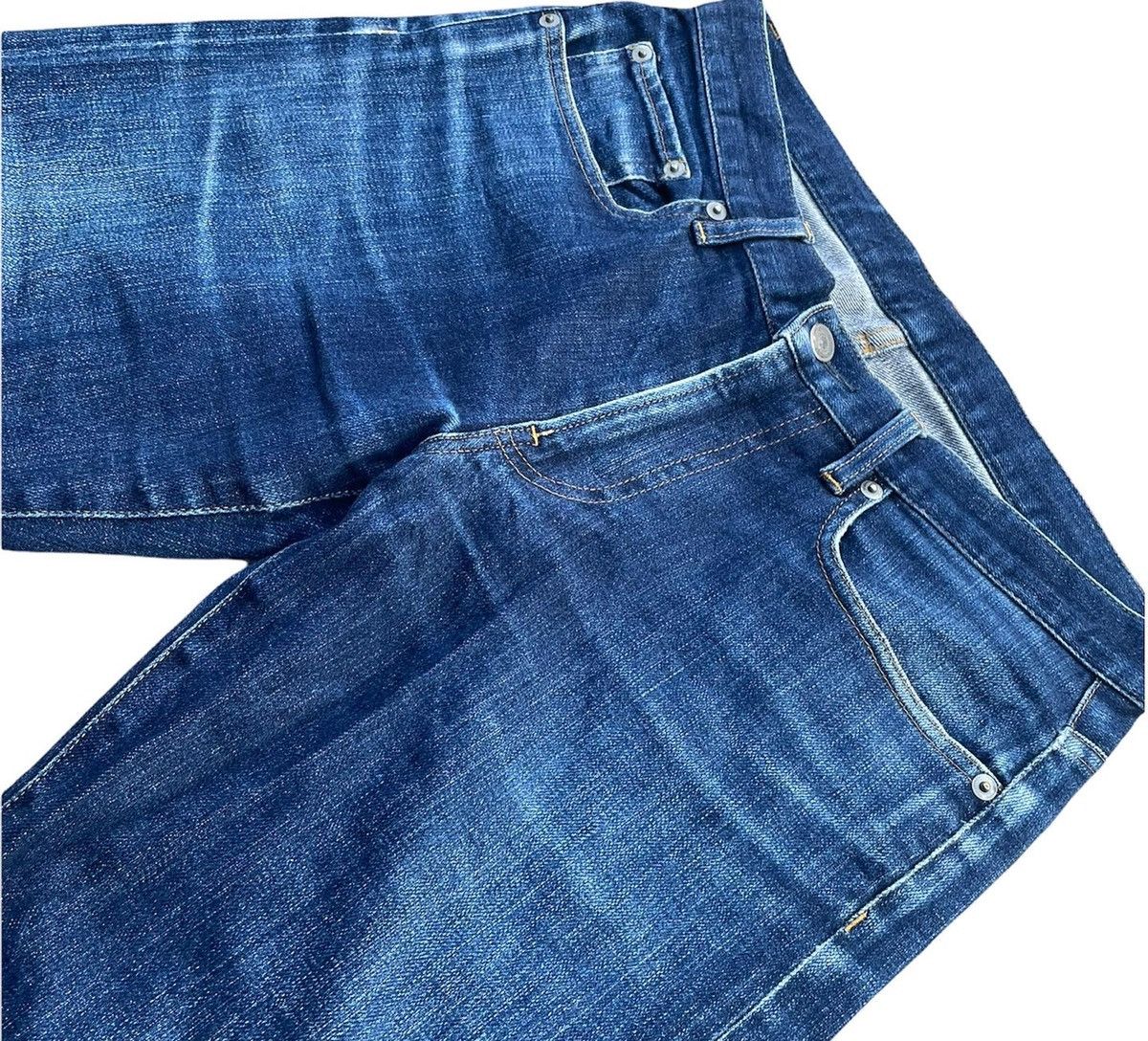 Japanese Brand Junmen Vintage Selvedge Redline Denim Size US 30 / EU 46 - 4 Thumbnail