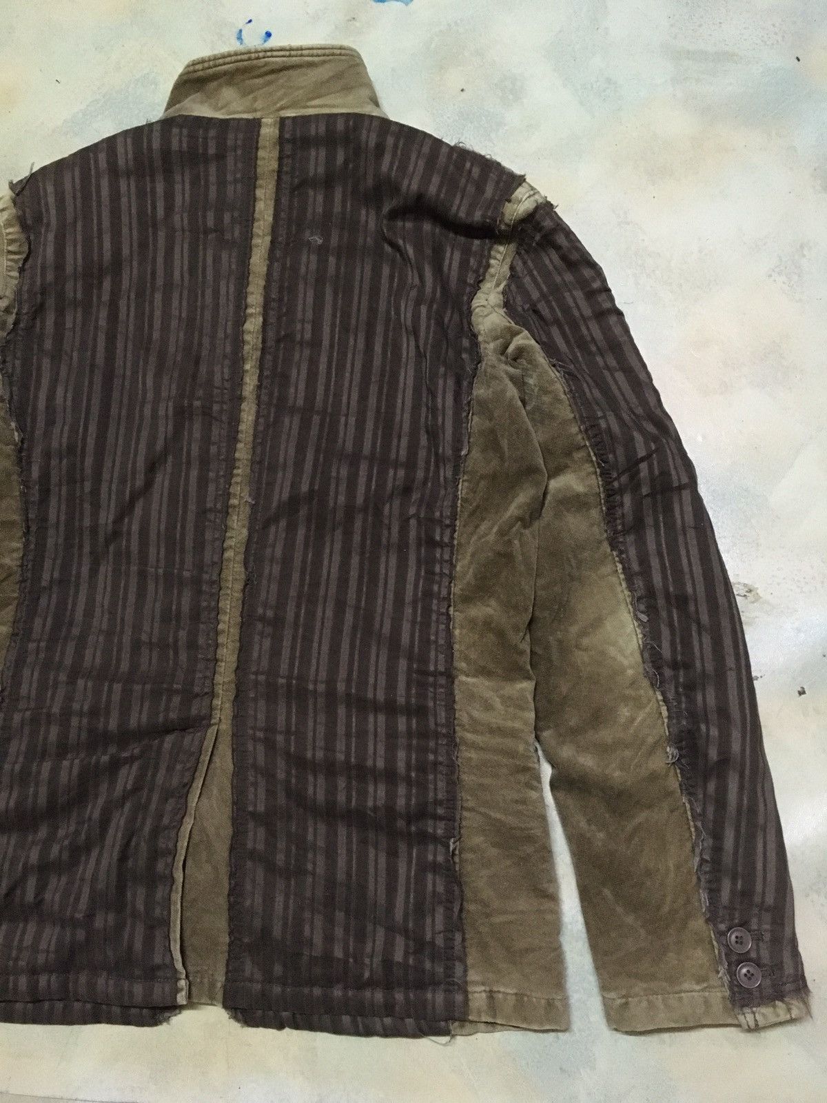 Japanese Brand Japanese Brand Mossimo Blazer Patchwork Style Size 36R - 6 Thumbnail