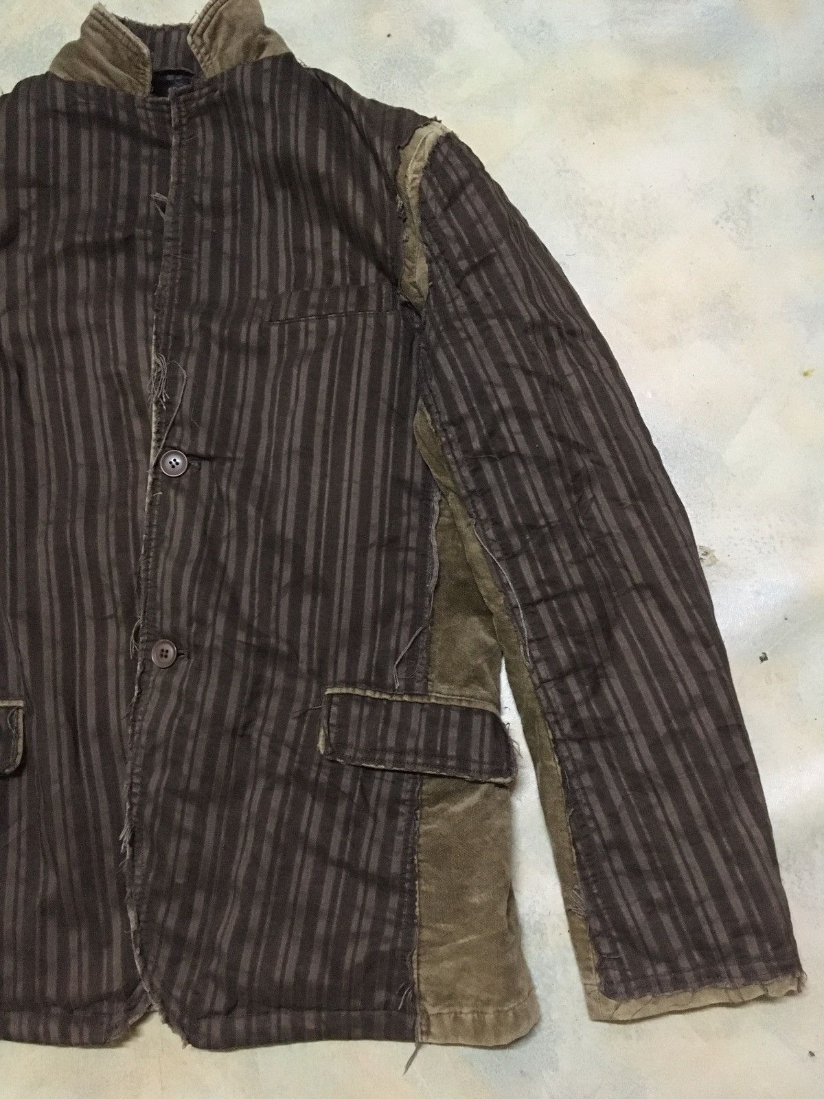 Japanese Brand Japanese Brand Mossimo Blazer Patchwork Style Size 36R - 3 Thumbnail