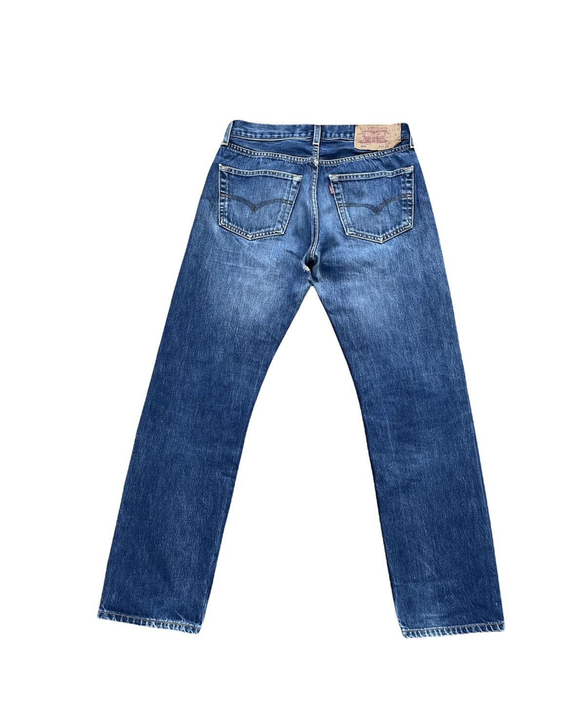 Levi's Levi’s 501 e 2001 Aging Distressed Denim Size US 31 - 9 Thumbnail