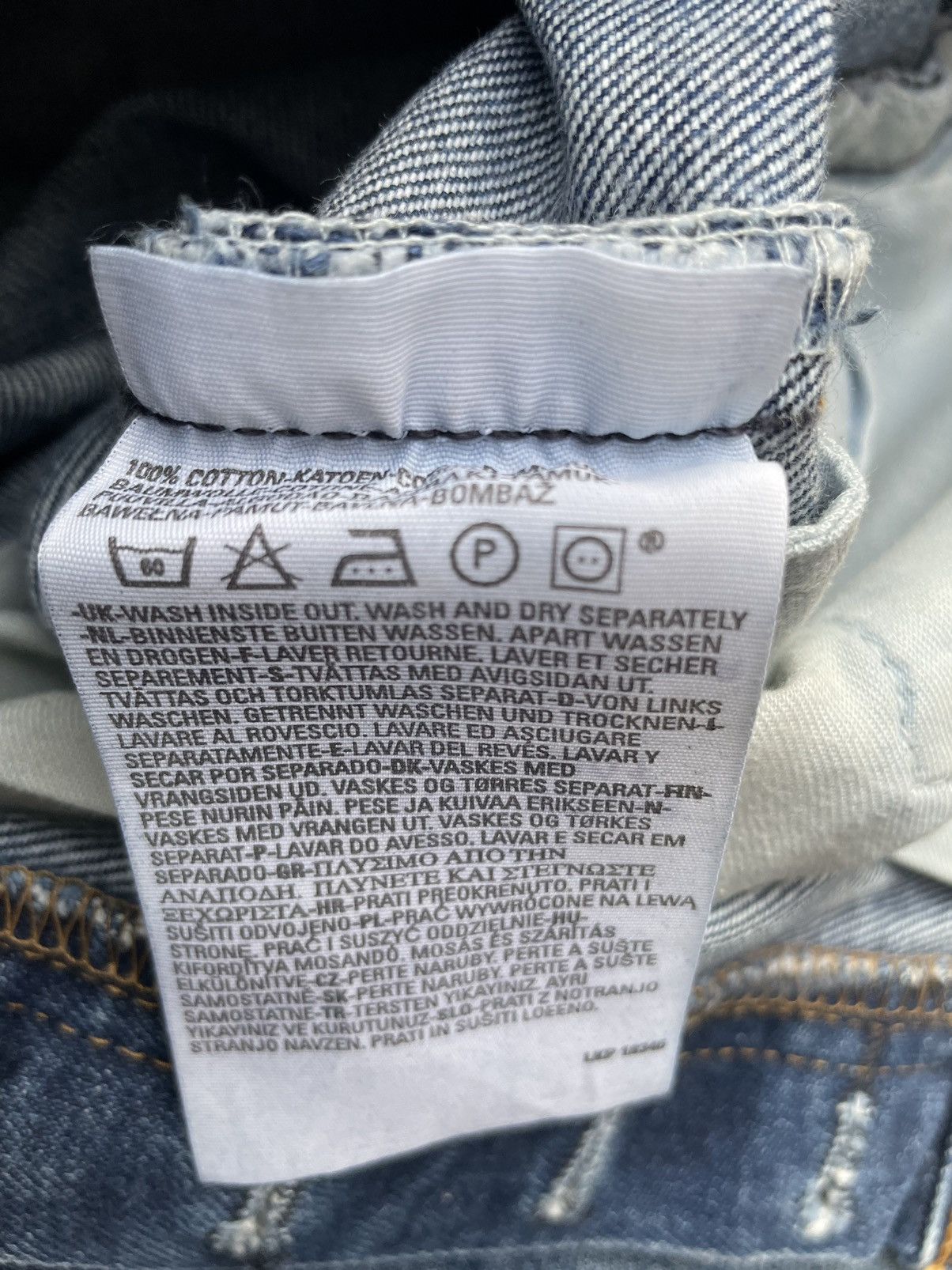 Levi's Levi’s 501 e 2001 Aging Distressed Denim Size US 31 - 16 Thumbnail