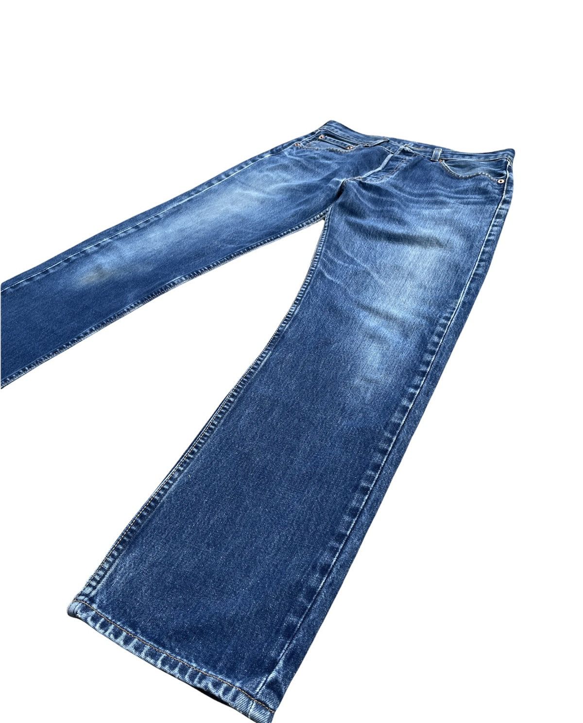 Levi's Levi’s 501 e 2001 Aging Distressed Denim Size US 31 - 2 Thumbnail