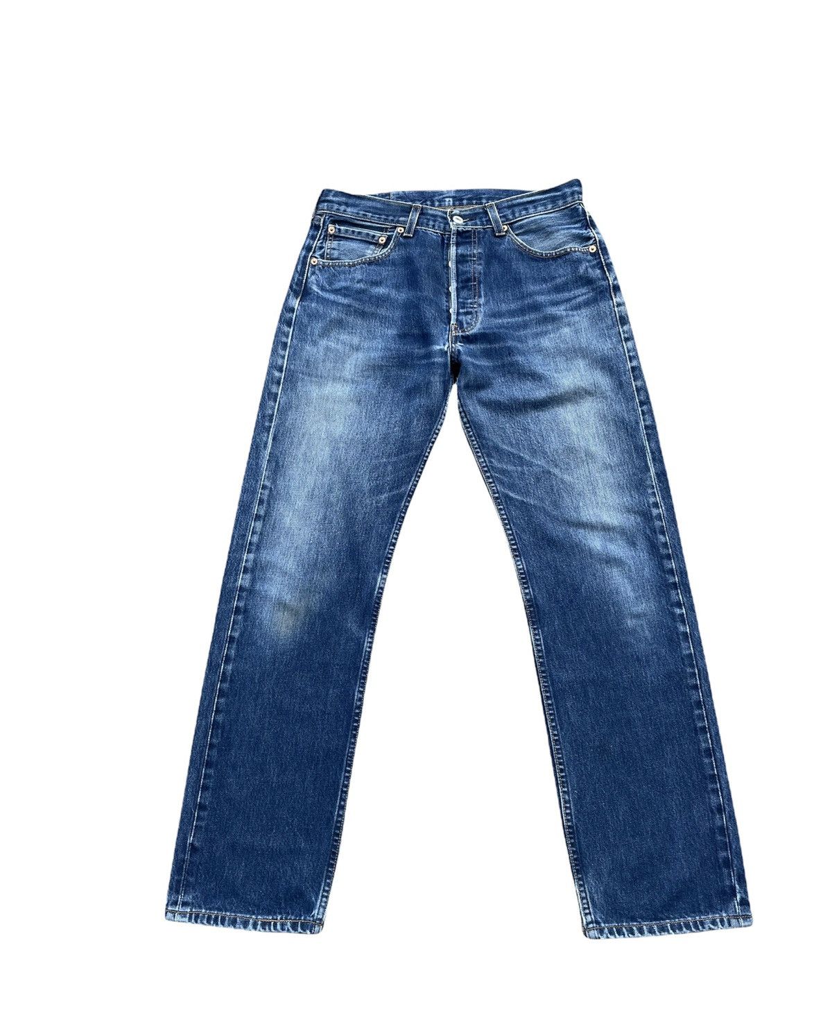 Levi's Levi’s 501 e 2001 Aging Distressed Denim Size US 31 - 1 Thumbnail