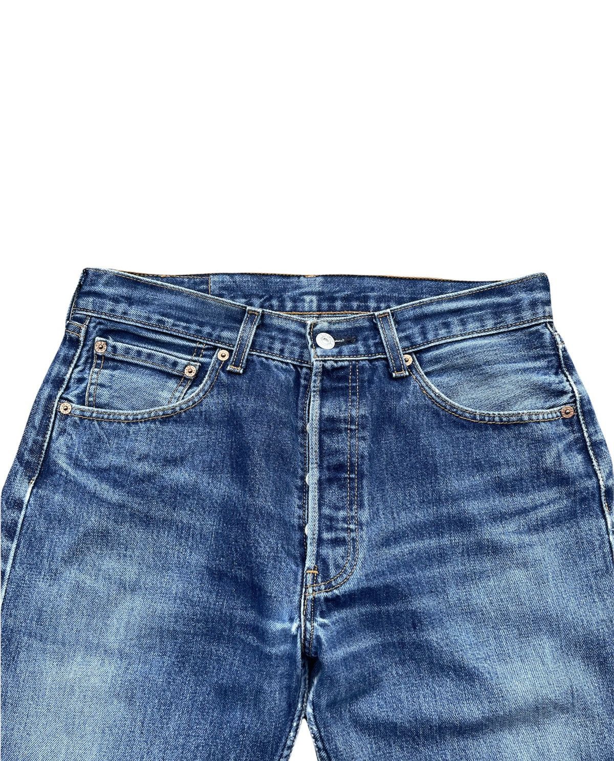 Levi's Levi’s 501 e 2001 Aging Distressed Denim Size US 31 - 6 Thumbnail