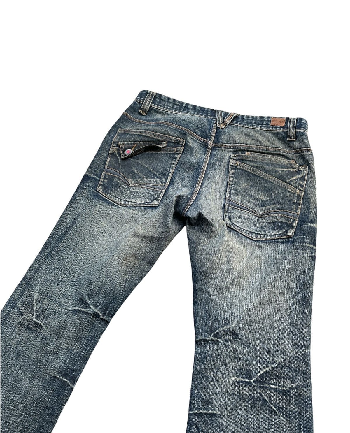 Japanese Brand Nicole Club For amen Aging Distressed Denim Size US 34 / EU 50 - 11 Thumbnail