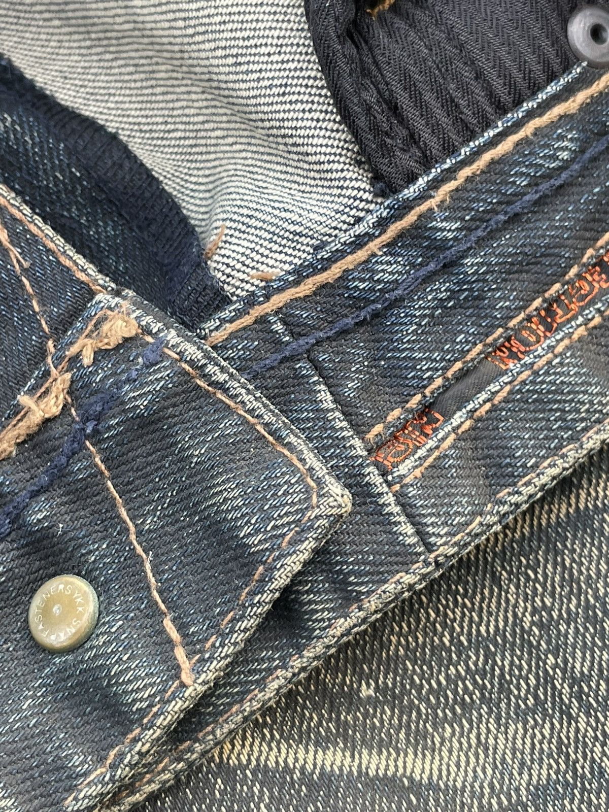 Japanese Brand Nicole Club For amen Aging Distressed Denim Size US 34 / EU 50 - 20 Thumbnail