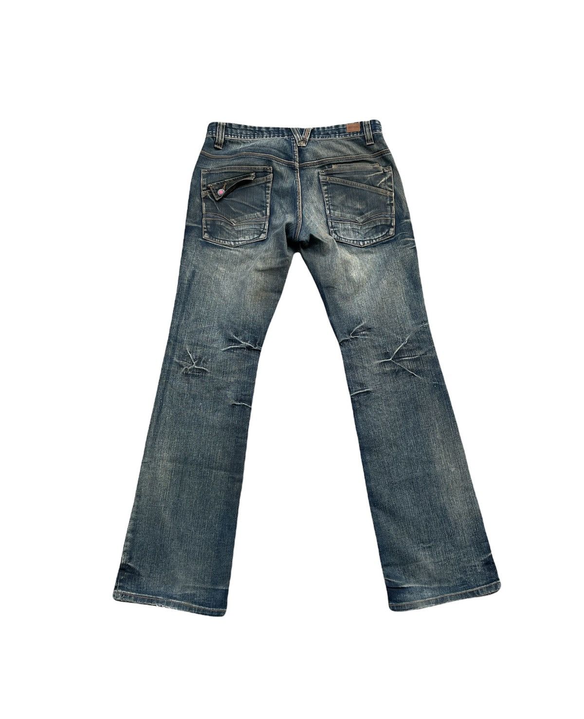 Japanese Brand Nicole Club For amen Aging Distressed Denim Size US 34 / EU 50 - 10 Thumbnail