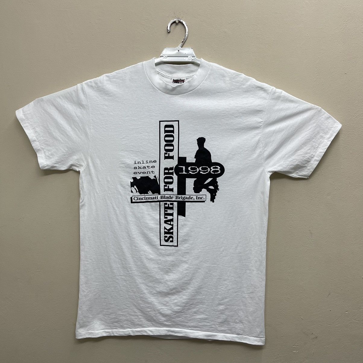 Other Vintage 1998 Inline Skate Event Skate For Food T-Shirt Size US L / EU 52-54 / 3 - 1 Thumbnail