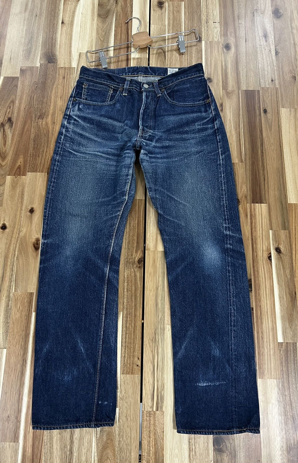 image of Orslow Lot 105 Selvedge Denim Jeans in Blue, Men's (Size 30)