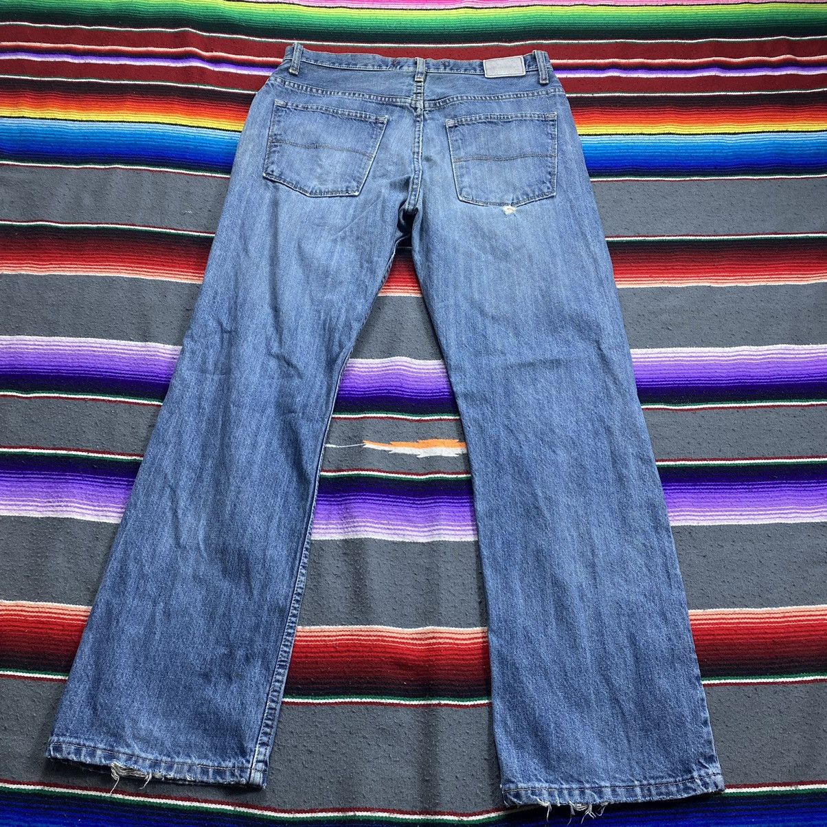 Lee Vintage Lee Relaxed Bootcut Flare Distressed Denim Size US 34 / EU 50 - 9 Thumbnail
