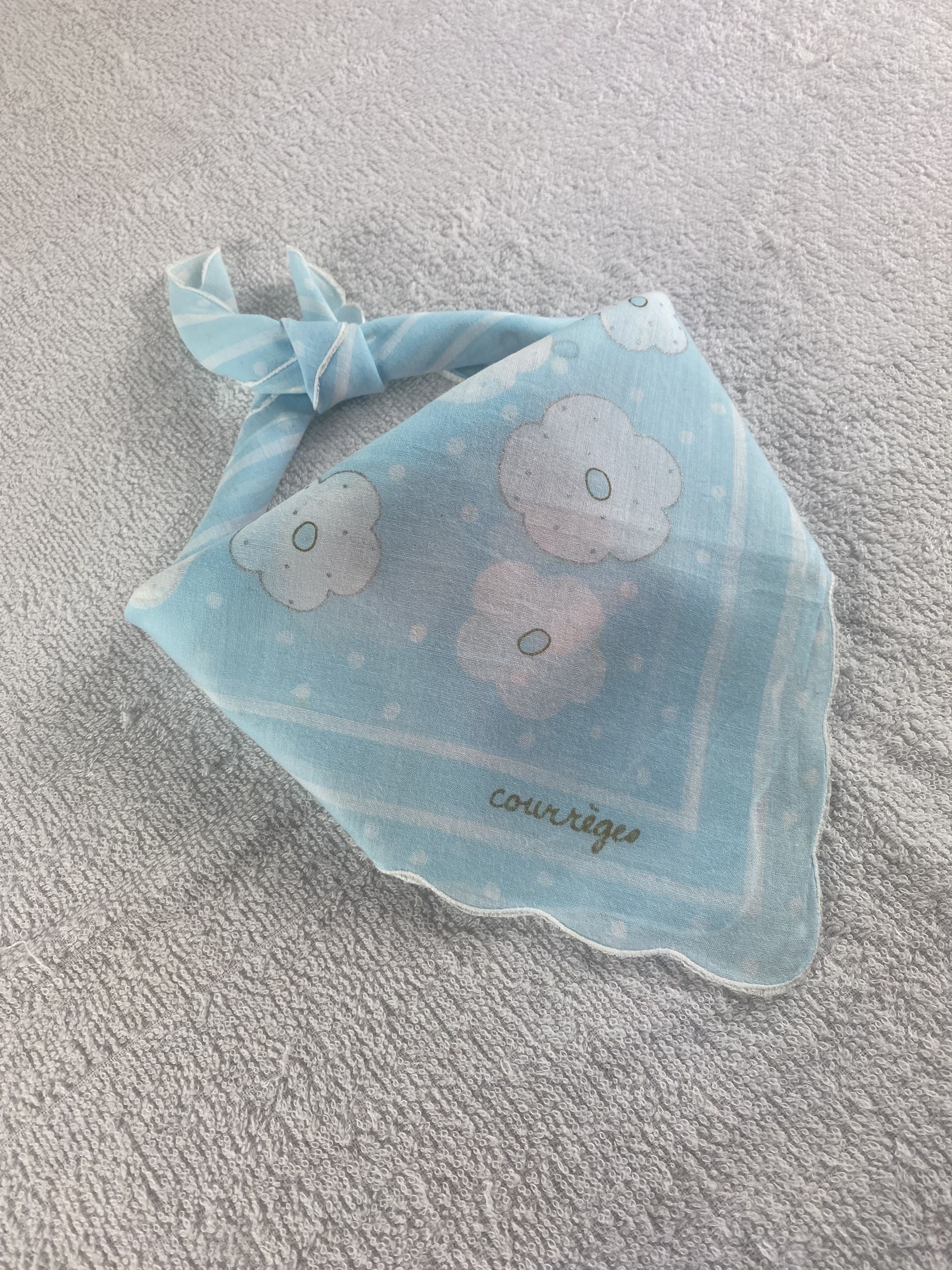 Courreges Courreges Handkerchief / Bandana / Neckerchief C148 Size ONE SIZE - 2 Thumbnail