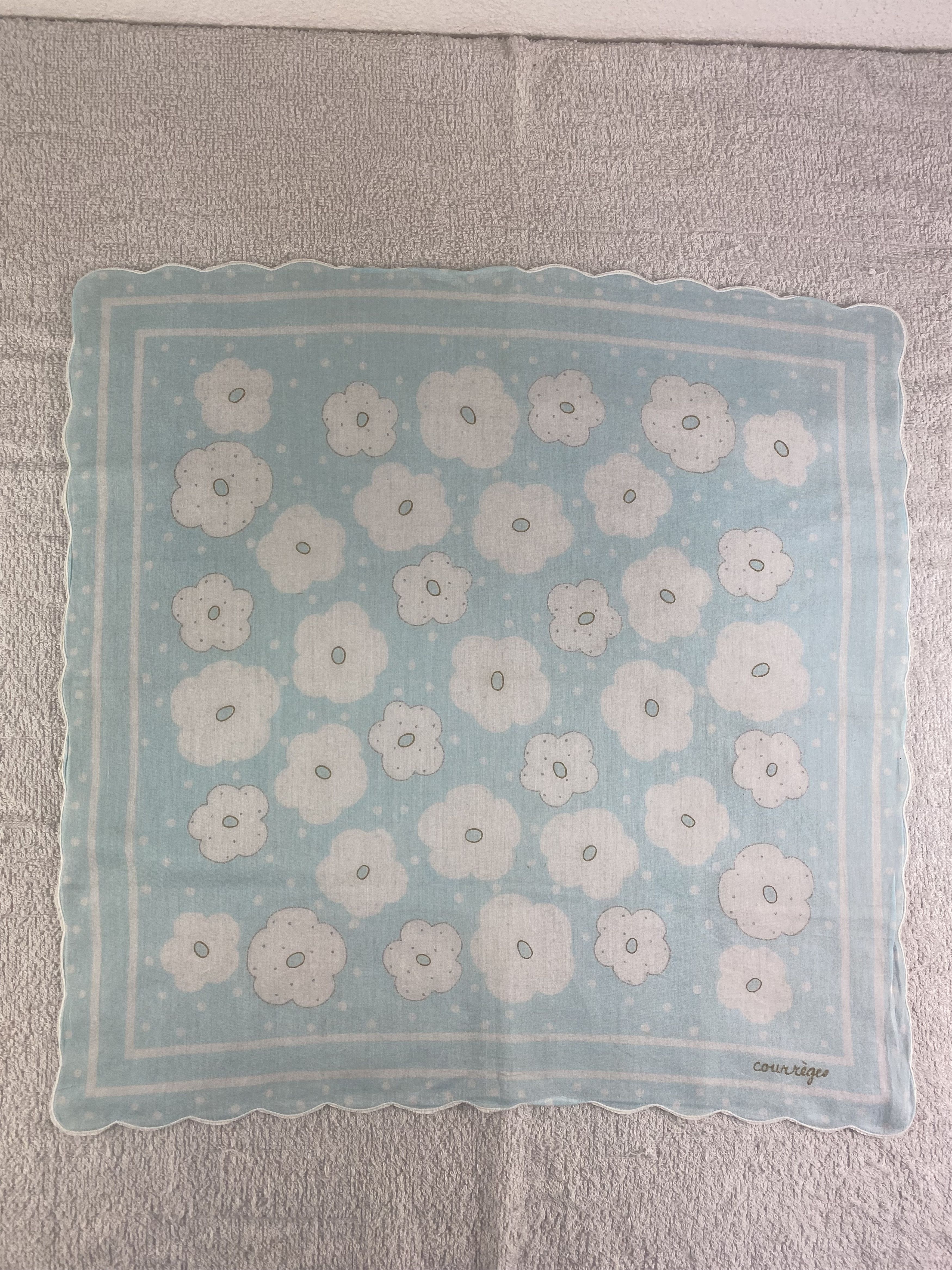 Courreges Courreges Handkerchief / Bandana / Neckerchief C148 Size ONE SIZE - 3 Thumbnail
