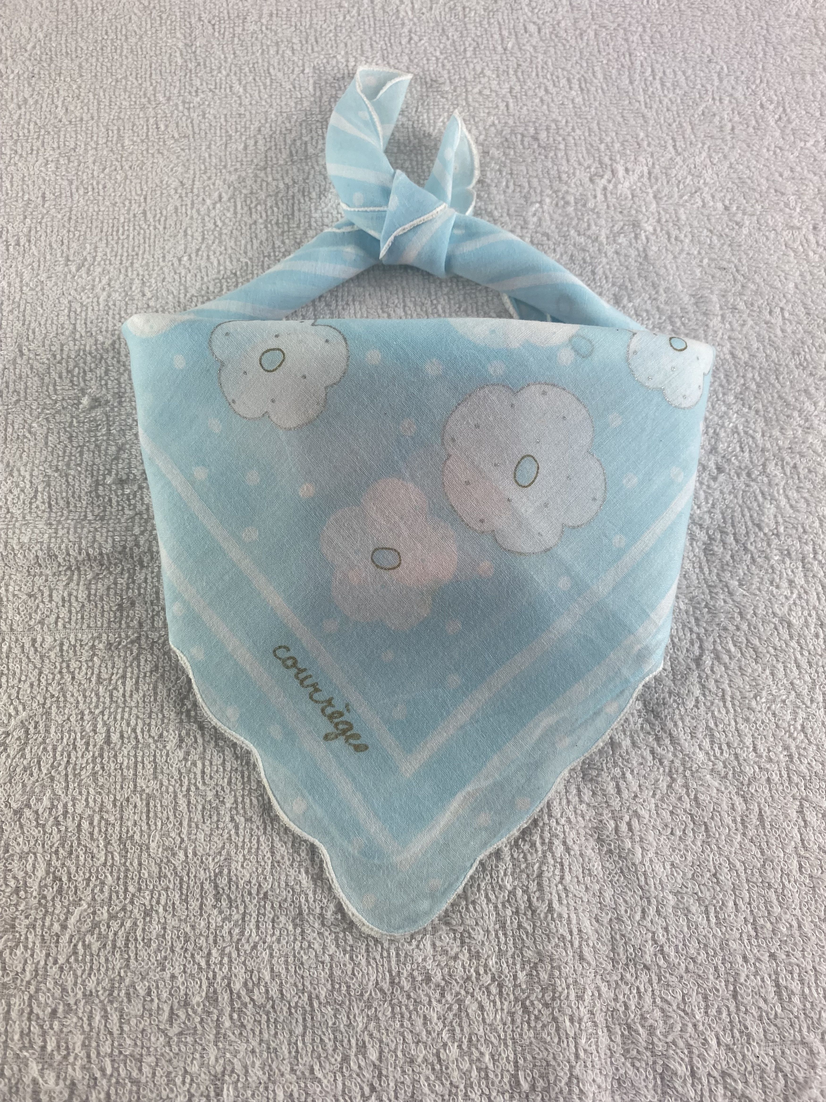Courreges Courreges Handkerchief / Bandana / Neckerchief C148 Size ONE SIZE - 1 Thumbnail
