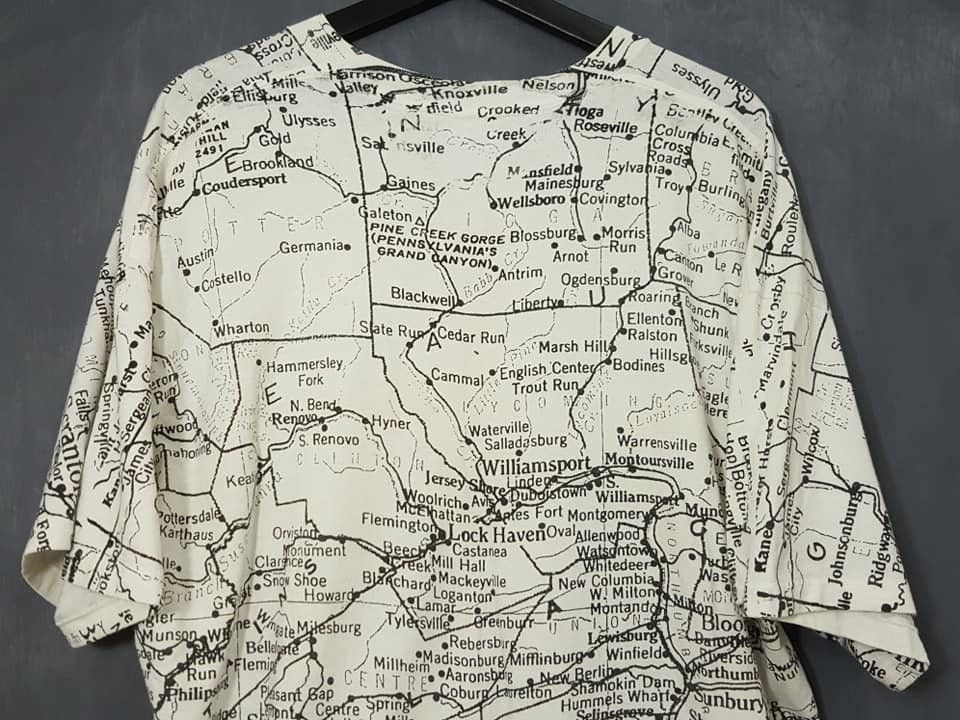 Vintage Vintage 80s/90s Sun Sportswear Map of Pennsylvania Size US L / EU 52-54 / 3 - 7 Thumbnail