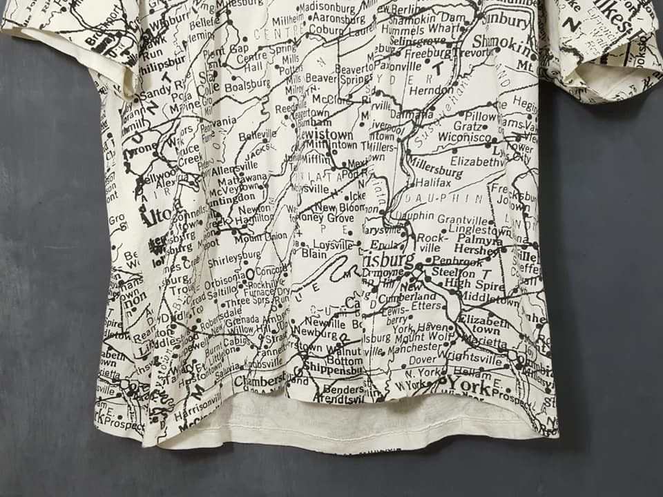 Vintage Vintage 80s/90s Sun Sportswear Map of Pennsylvania Size US L / EU 52-54 / 3 - 9 Thumbnail