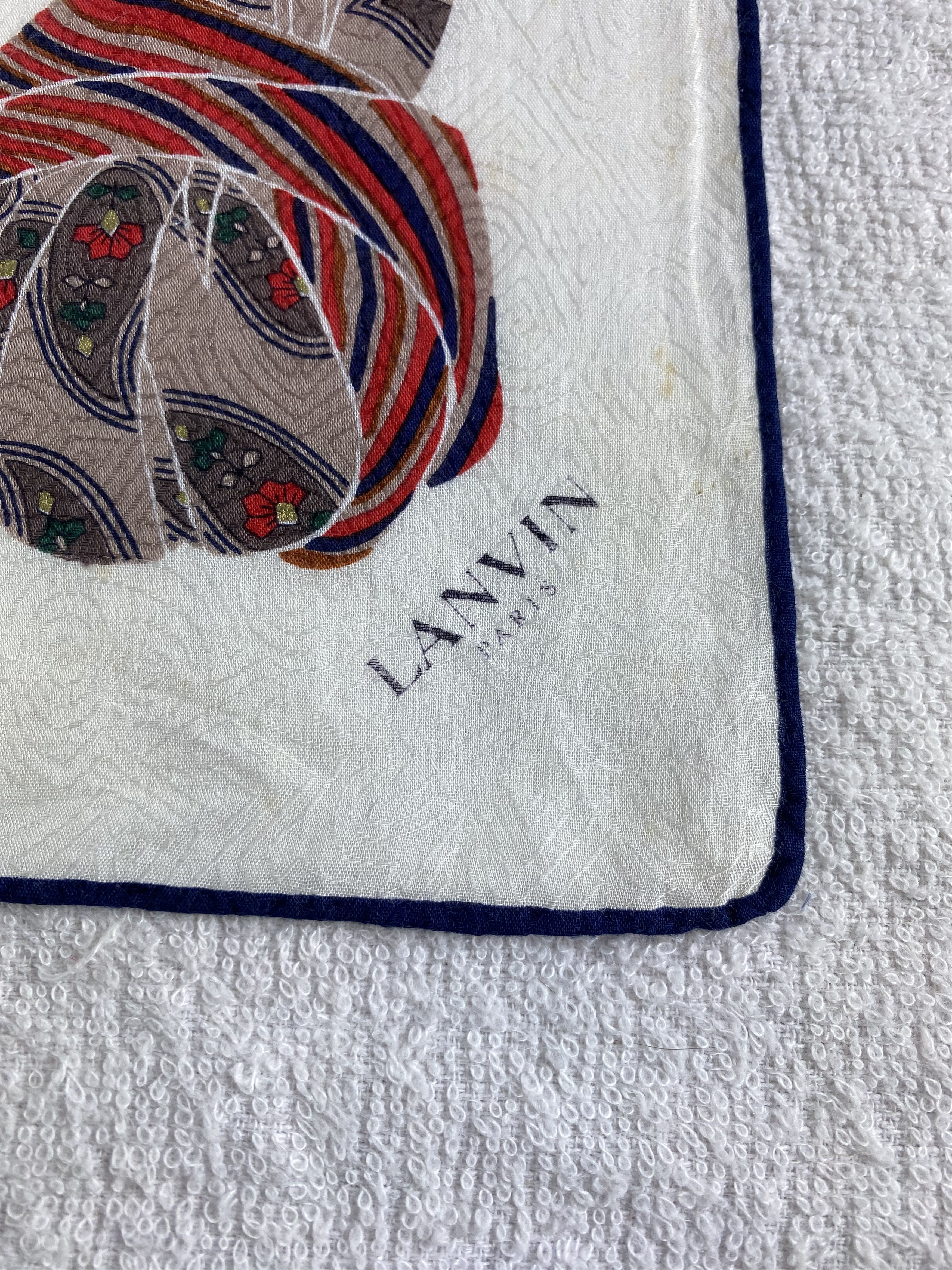 Lanvin Lanvin Handkerchief / Bandana / Neckerchief C152 Size ONE SIZE - 5 Thumbnail