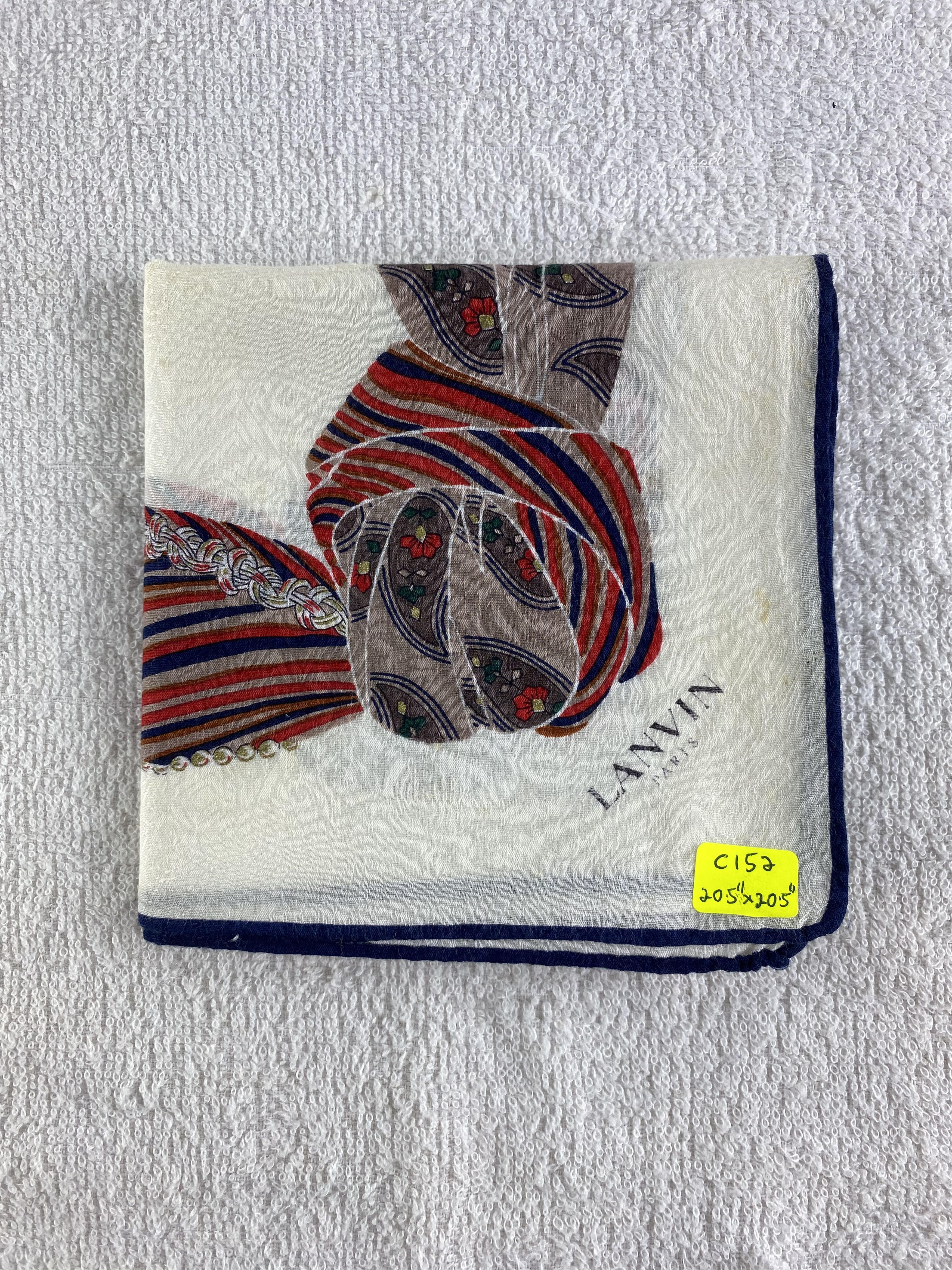 Lanvin Lanvin Handkerchief / Bandana / Neckerchief C152 Size ONE SIZE - 7 Thumbnail