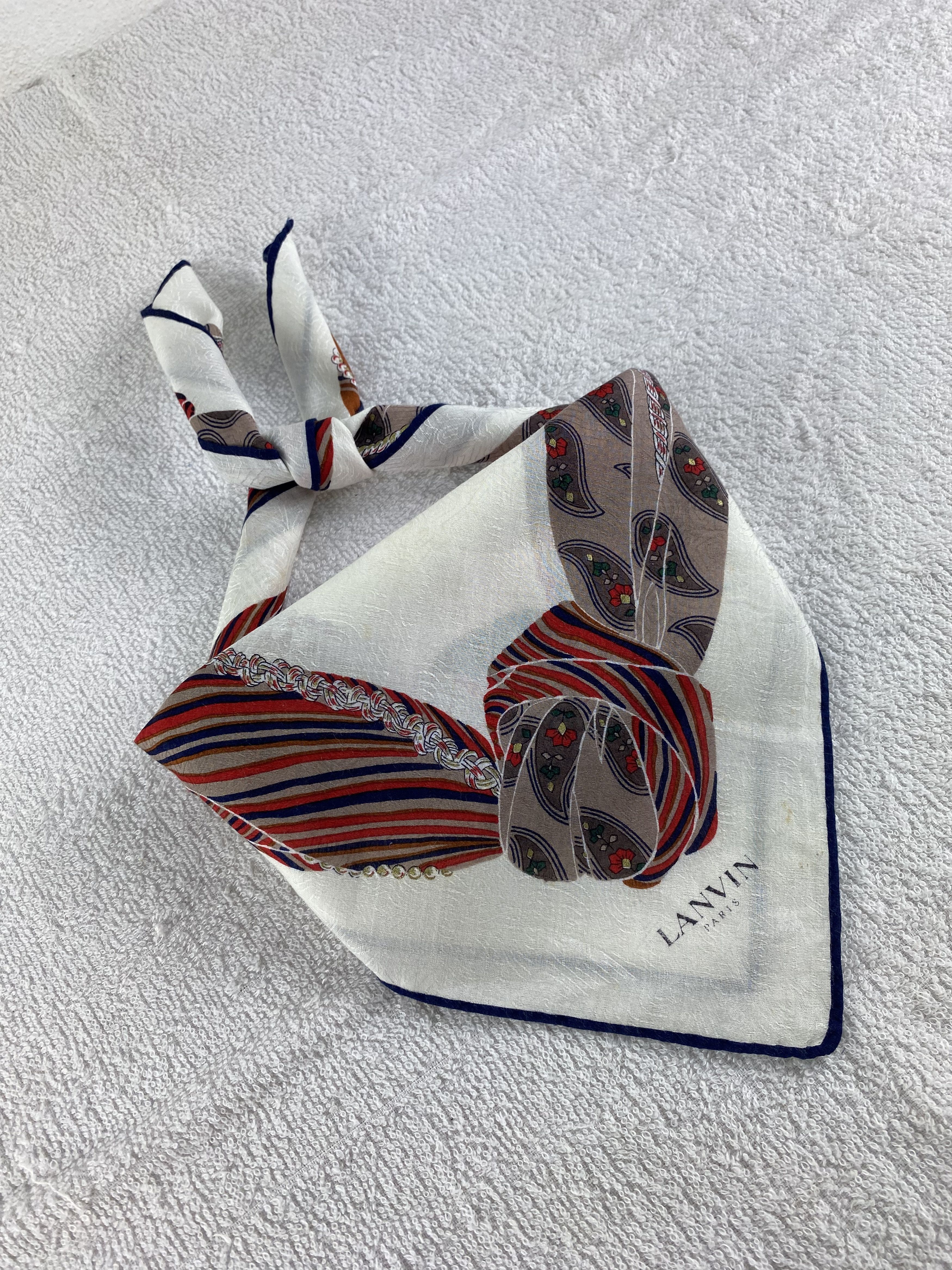 Lanvin Lanvin Handkerchief / Bandana / Neckerchief C152 Size ONE SIZE - 2 Thumbnail