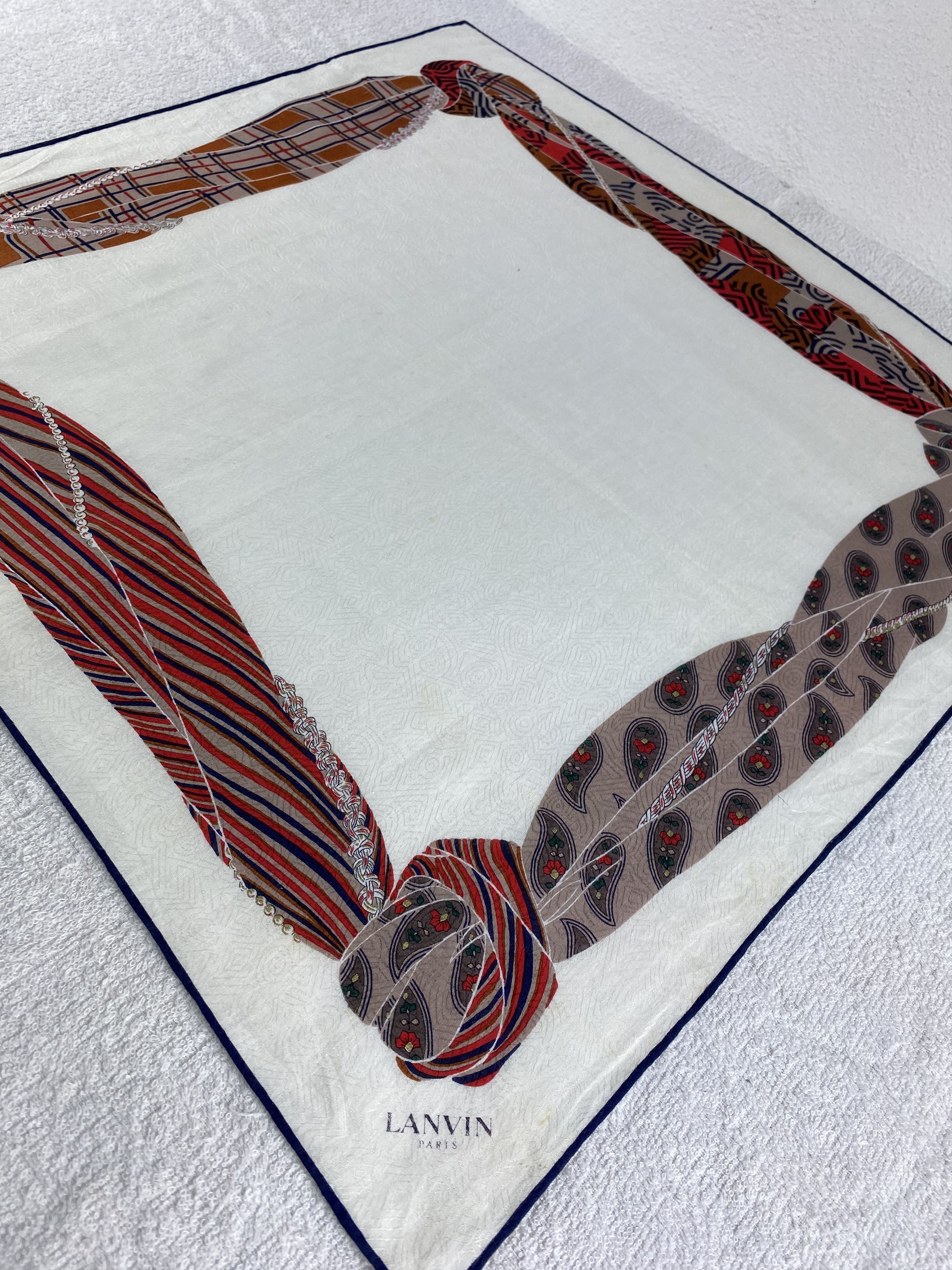 Lanvin Lanvin Handkerchief / Bandana / Neckerchief C152 Size ONE SIZE - 4 Thumbnail