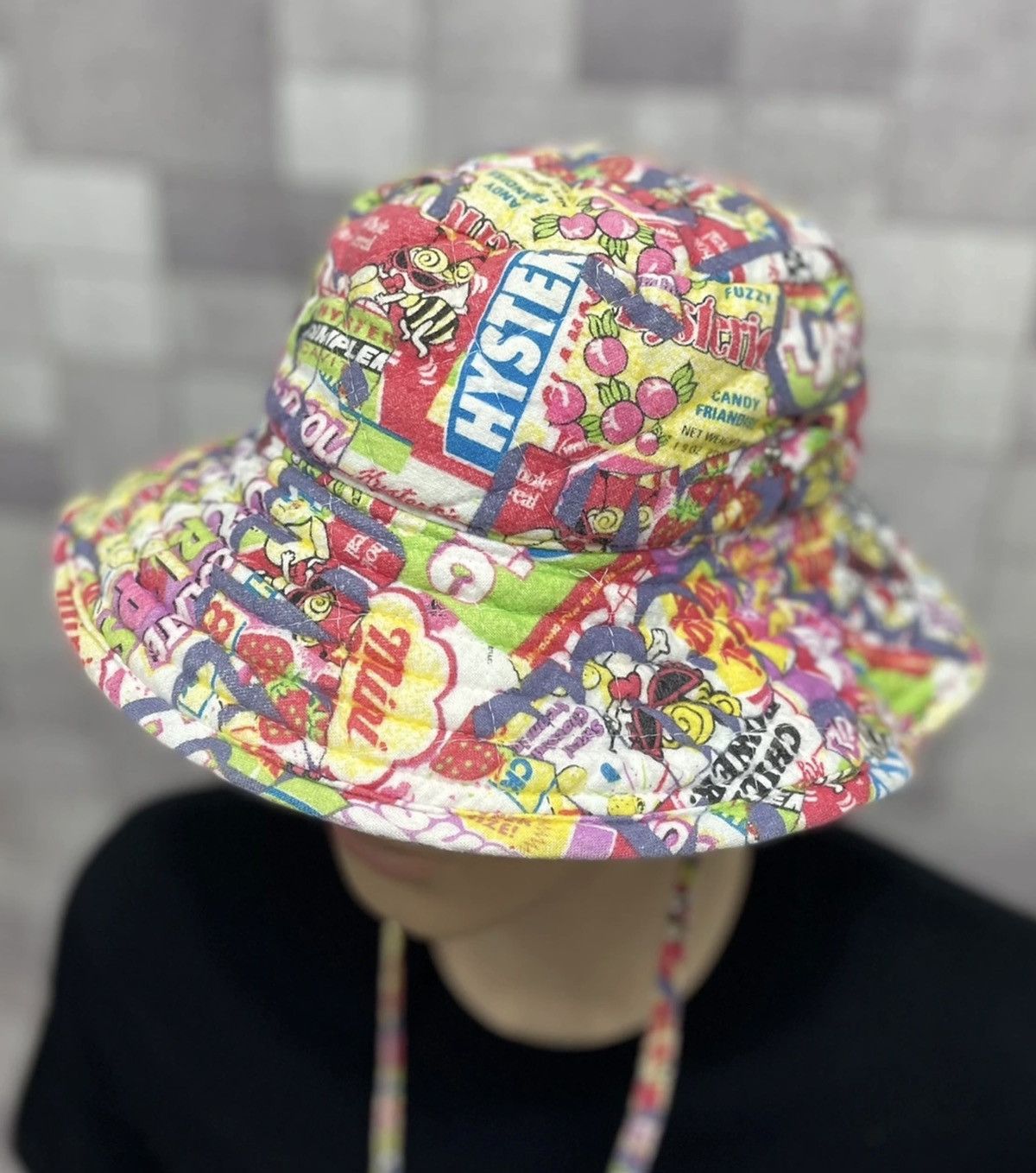 Hysteric Glamour 🔥FYE DOPE! 90’s HYSTERIC Full Print Quilted Bucket Hat Size ONE SIZE - 1 Thumbnail