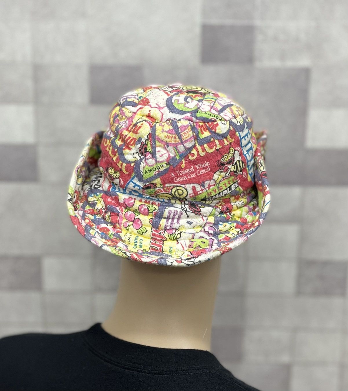 Hysteric Glamour 🔥FYE DOPE! 90’s HYSTERIC Full Print Quilted Bucket Hat Size ONE SIZE - 6 Thumbnail