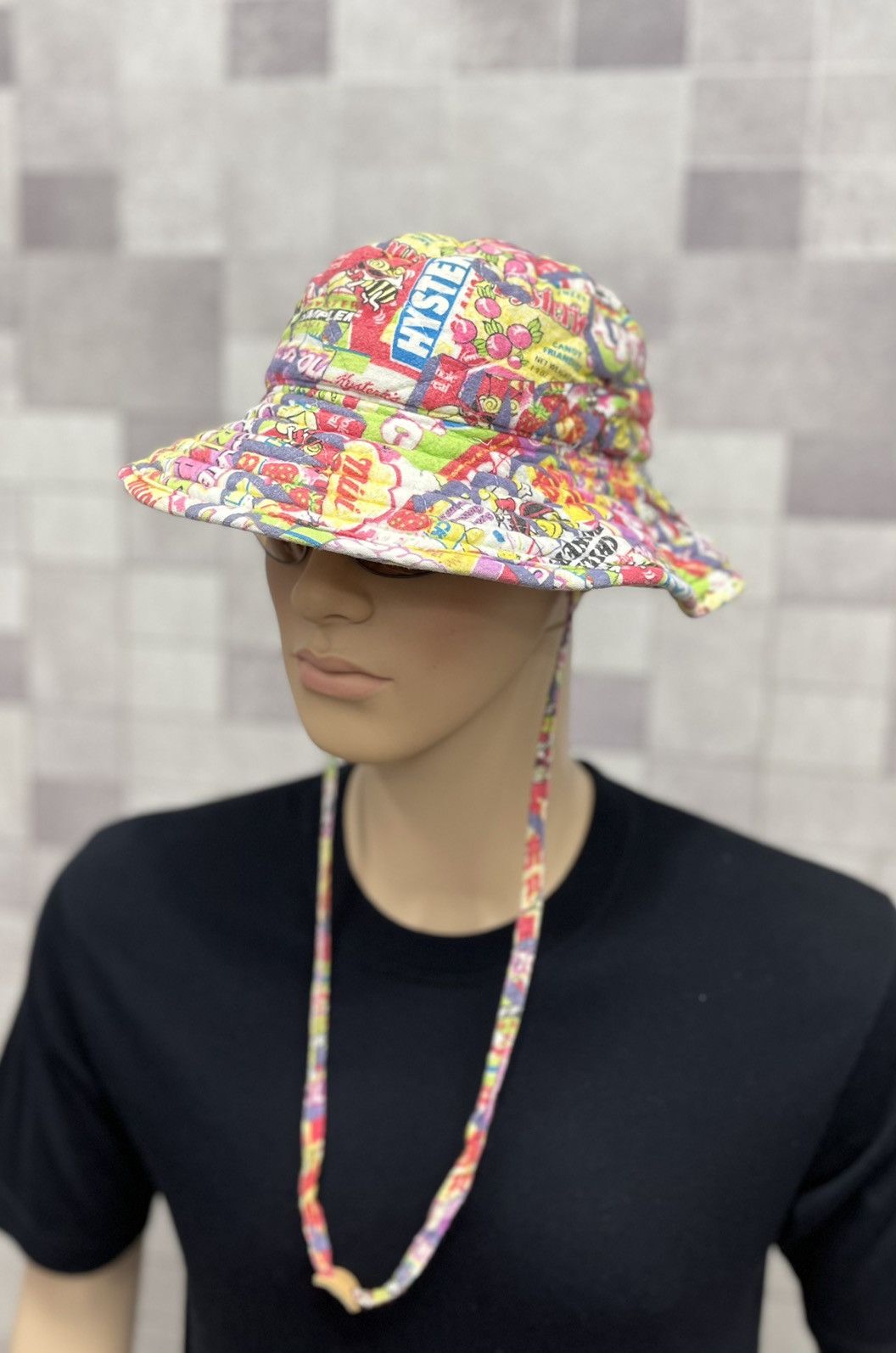 Hysteric Glamour 🔥FYE DOPE! 90’s HYSTERIC Full Print Quilted Bucket Hat Size ONE SIZE - 2 Thumbnail