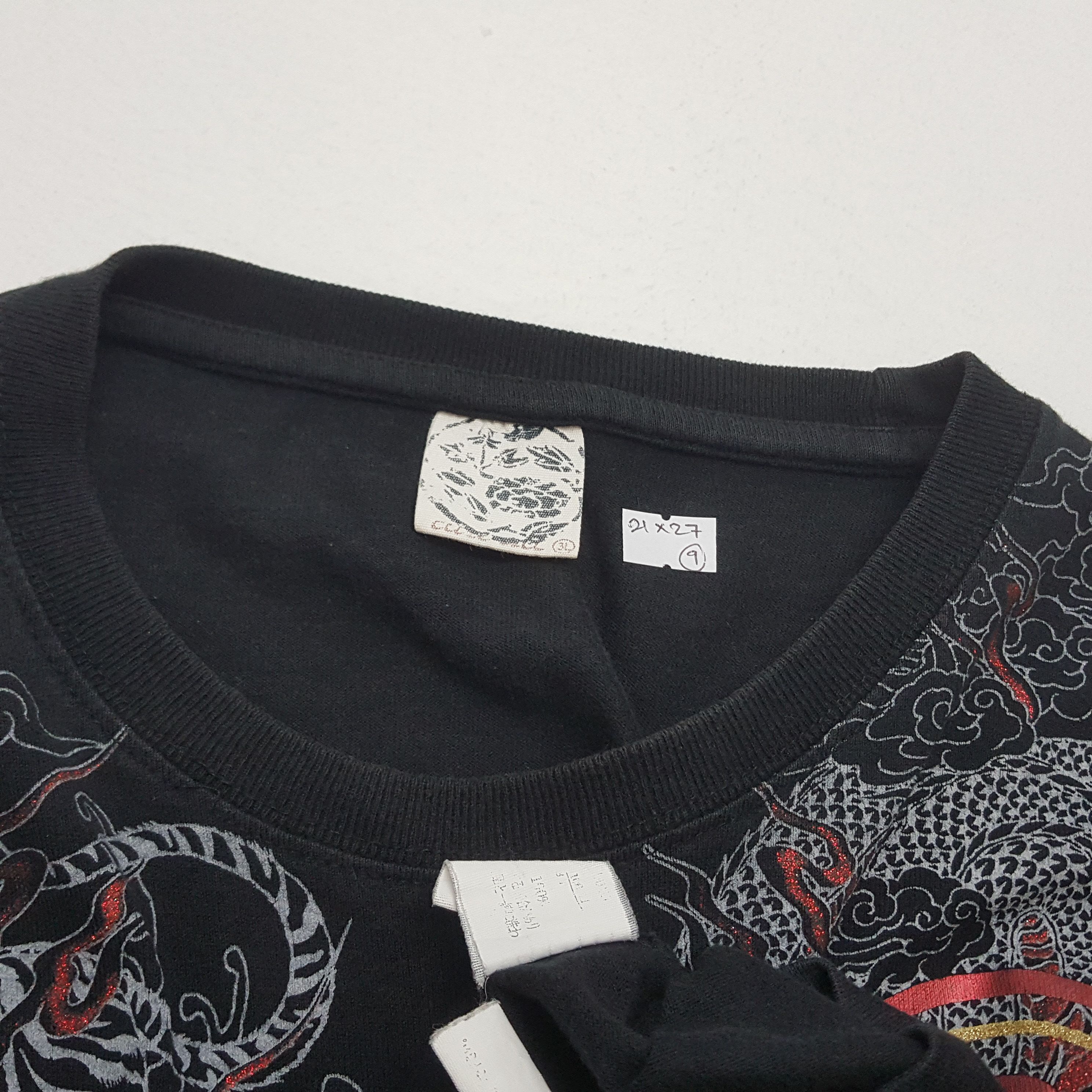 Japanese Brand × Vintage Vintage Japanese Brand Full Print Dragon Tiger Design Tees Size US L / EU 52-54 / 3 - 7 Thumbnail