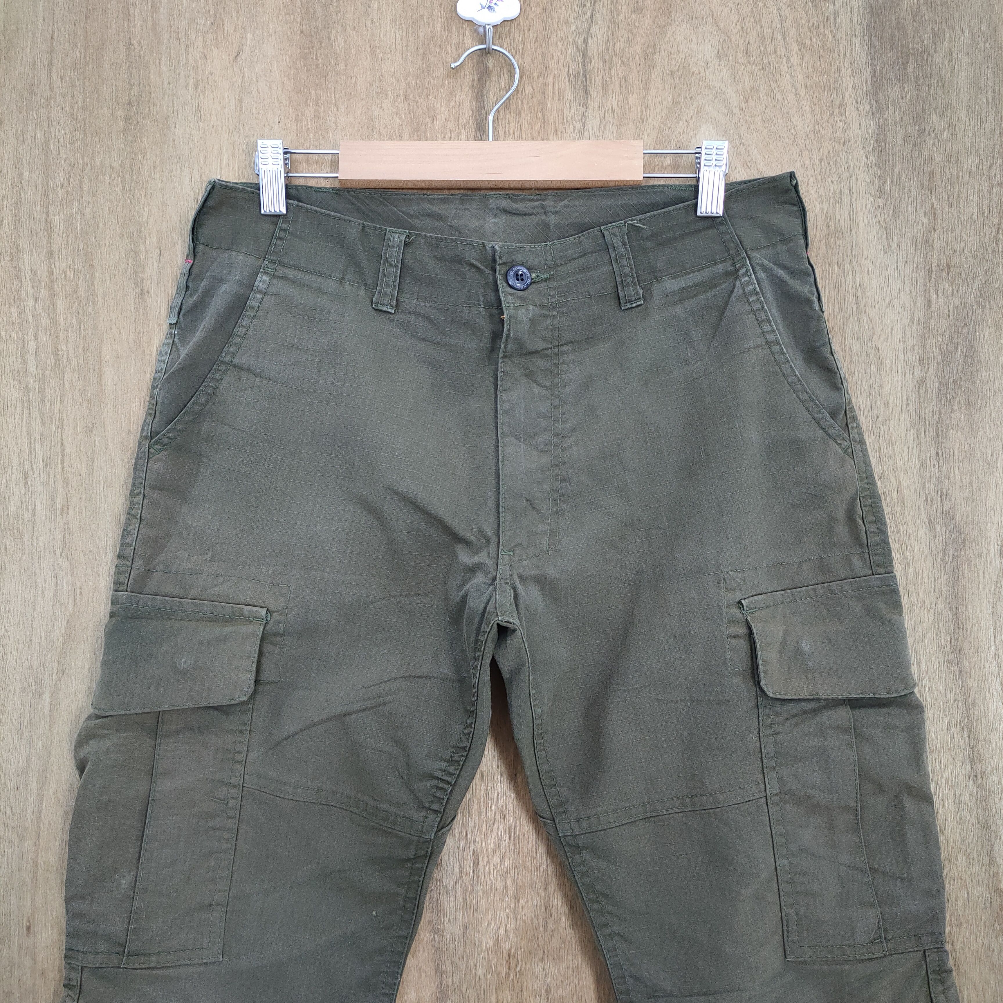 Japanese Brand VINTAGE GLADIATOR BROWN CARGO PANTS Size US 32 / EU 48 - 2 Thumbnail