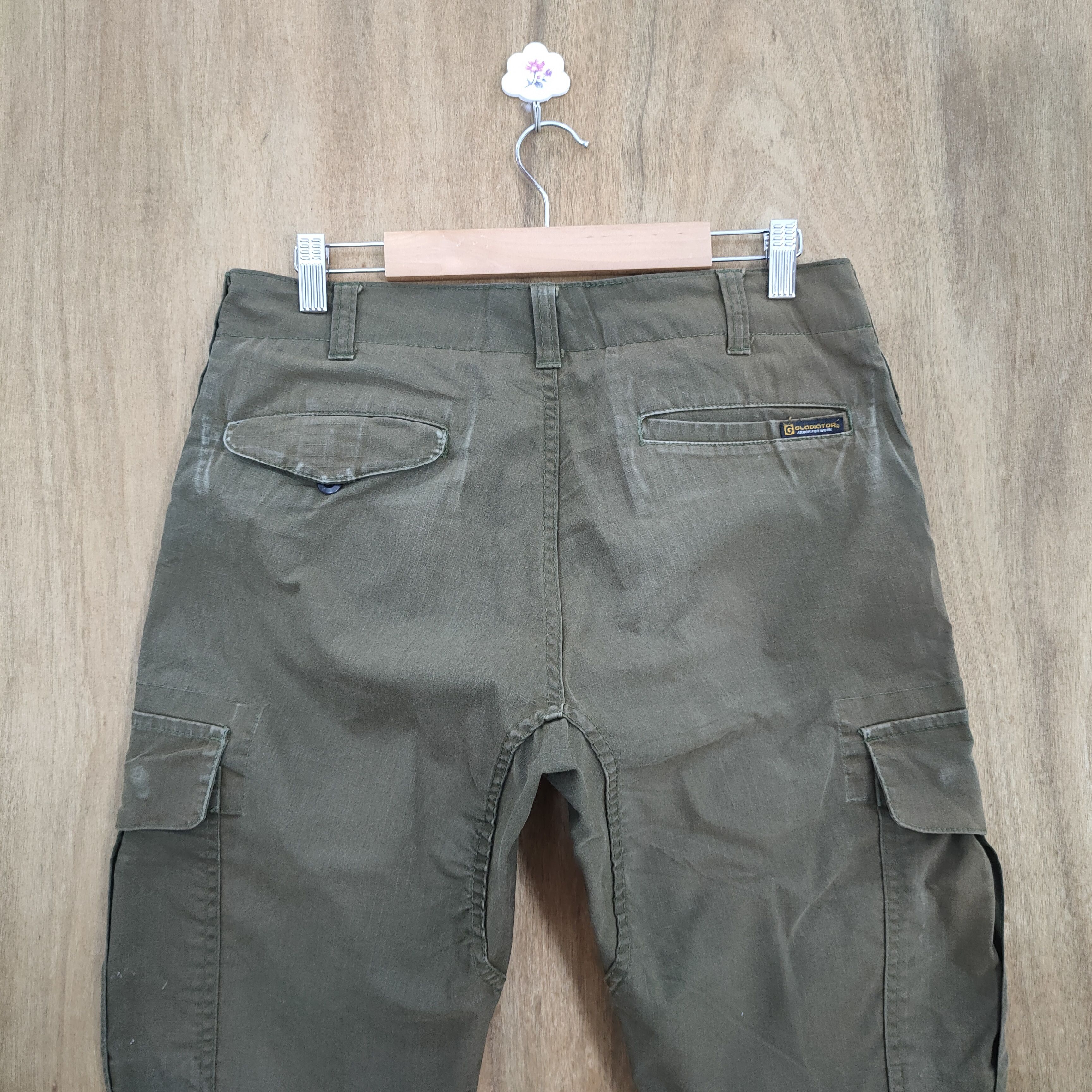 Japanese Brand VINTAGE GLADIATOR BROWN CARGO PANTS Size US 32 / EU 48 - 8 Thumbnail