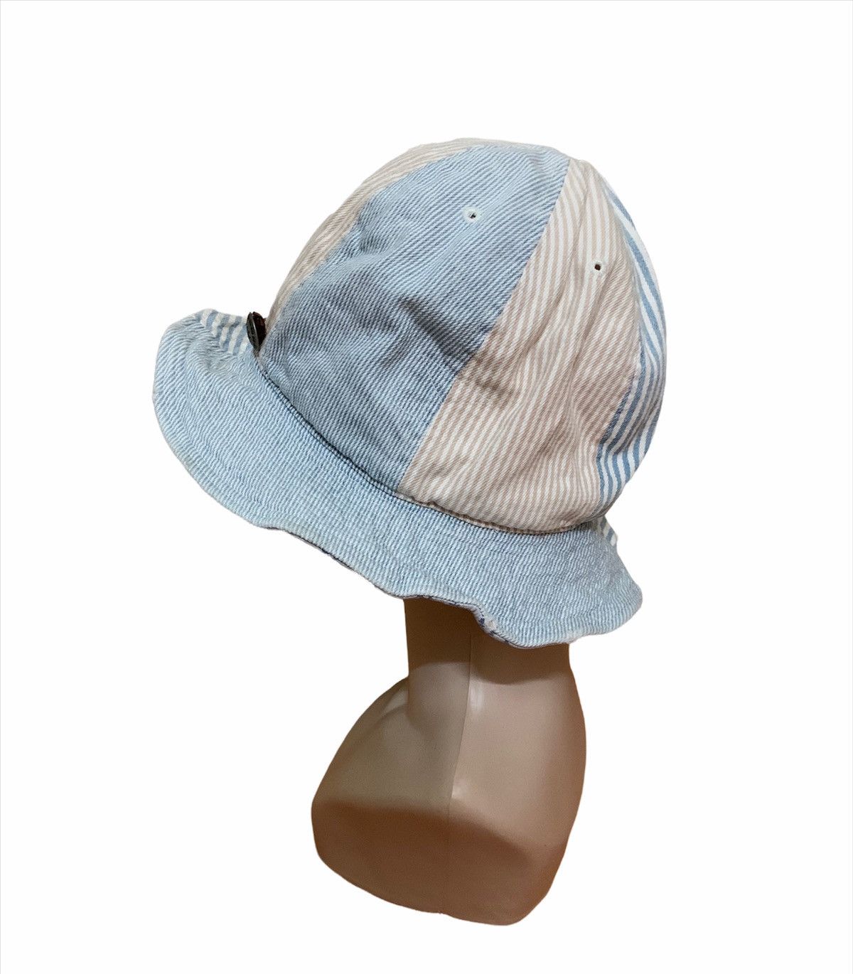 Art Comes First × Garment Reproduction of Workers 🏖 'SUBLIME' Patchwork Vintage Bucket Hats Size ONE SIZE - 2 Thumbnail