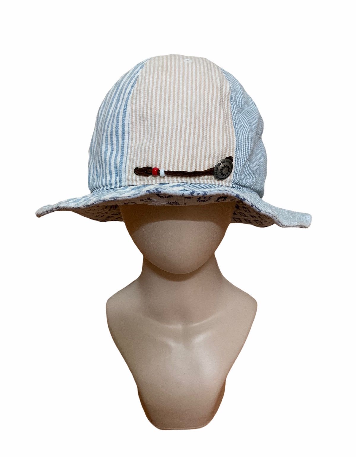 Art Comes First × Garment Reproduction of Workers 🏖 'SUBLIME' Patchwork Vintage Bucket Hats Size ONE SIZE - 1 Thumbnail