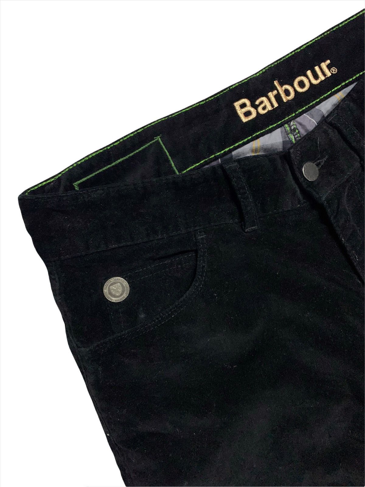 Barbour × Velvet Barbour Velvet Regular Straight Black Pants Size US 34 / EU 50 - 3 Thumbnail