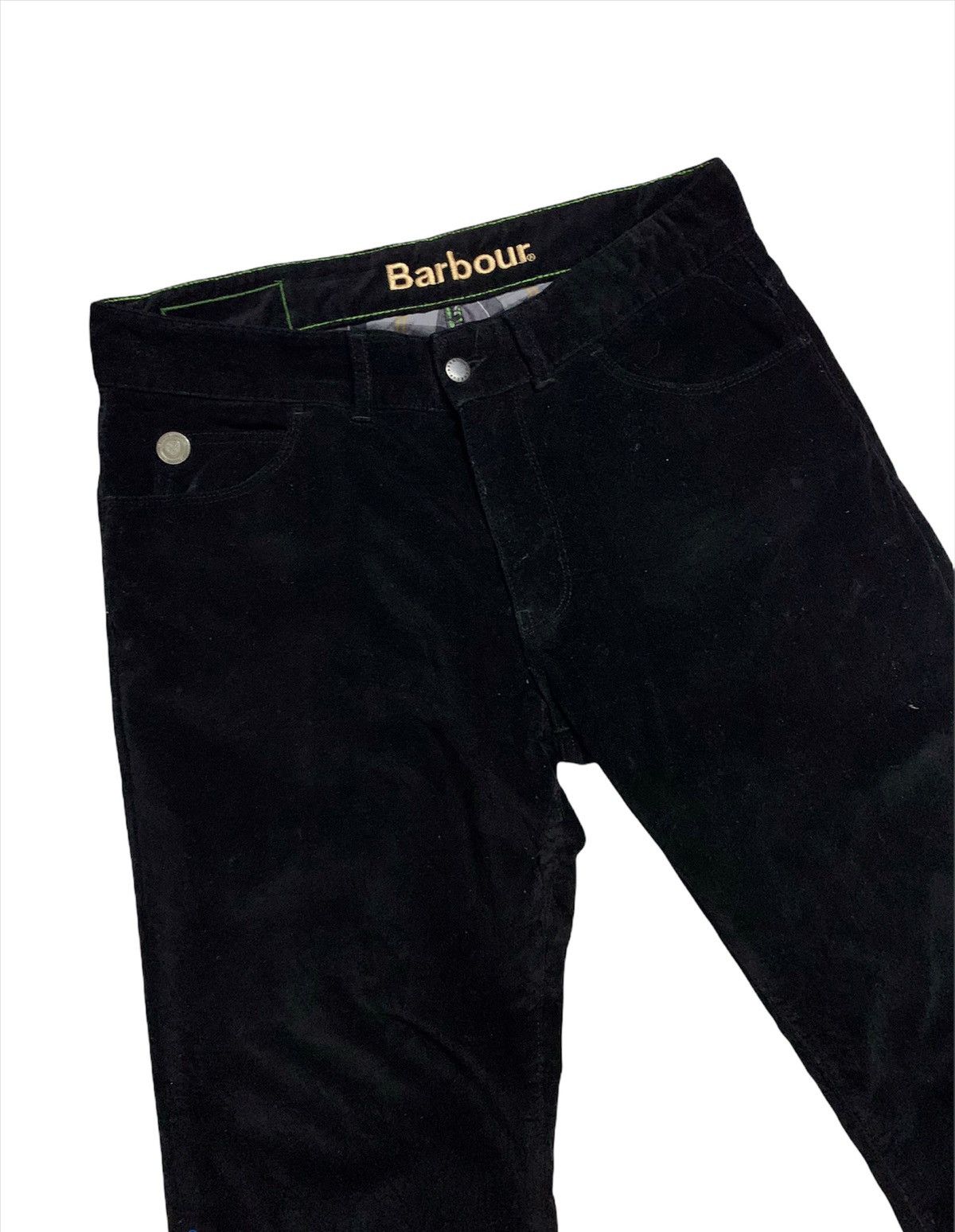 Barbour × Velvet Barbour Velvet Regular Straight Black Pants Size US 34 / EU 50 - 2 Thumbnail
