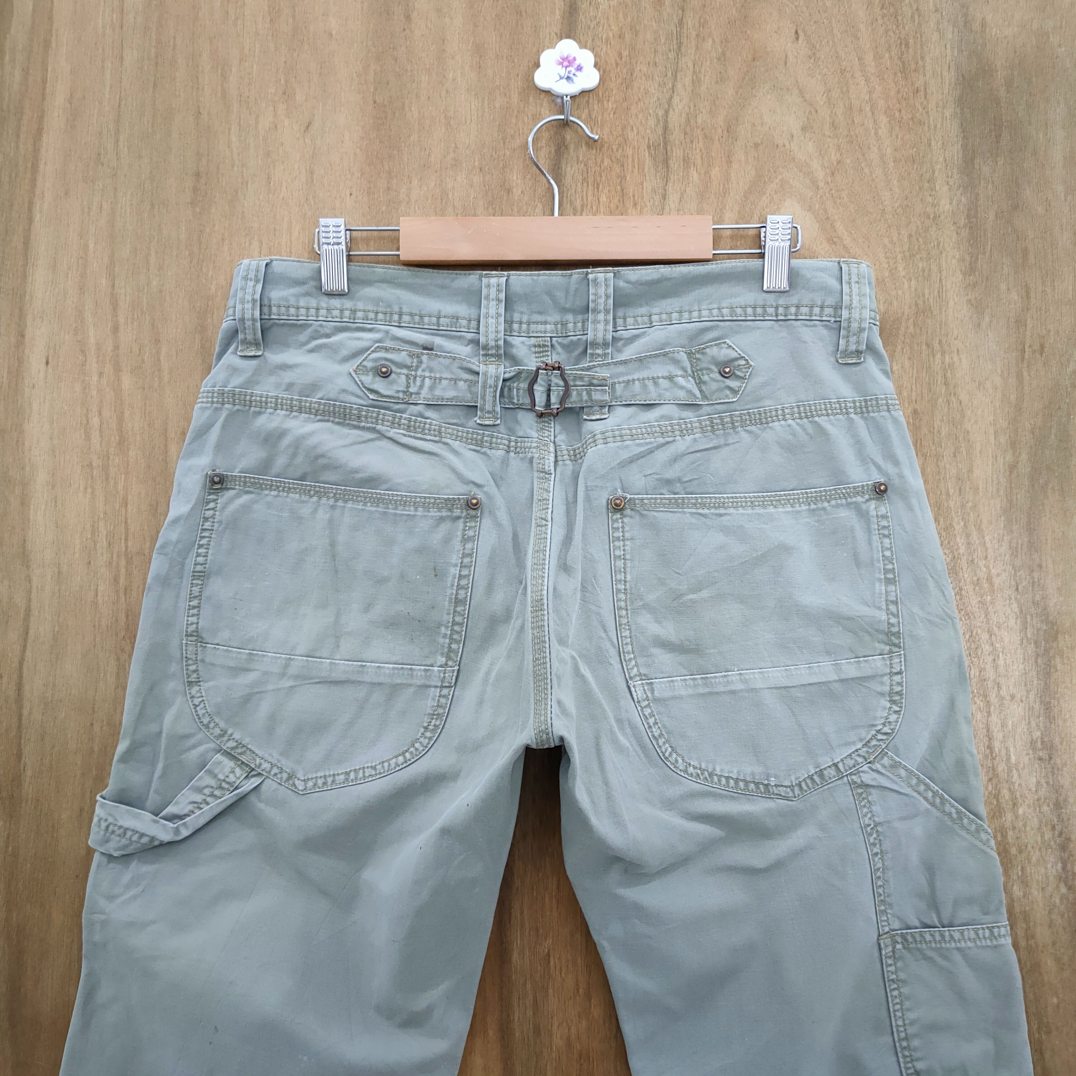 Japanese Brand VINTAGE JAPANESE BRAND DOUBLE KNEE CARGO PANTS Size US 32 / EU 48 - 7 Thumbnail