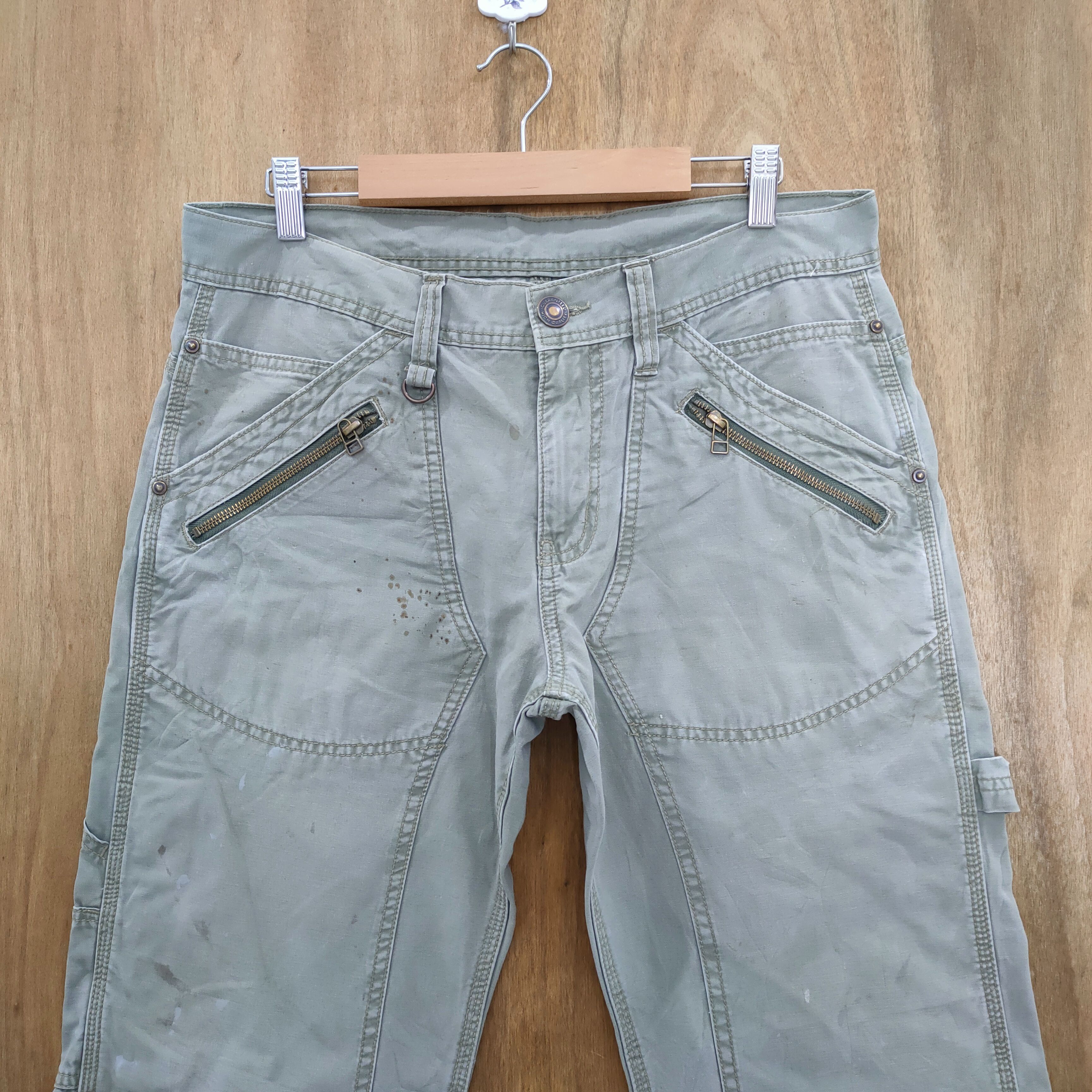 Japanese Brand VINTAGE JAPANESE BRAND DOUBLE KNEE CARGO PANTS Size US 32 / EU 48 - 2 Thumbnail