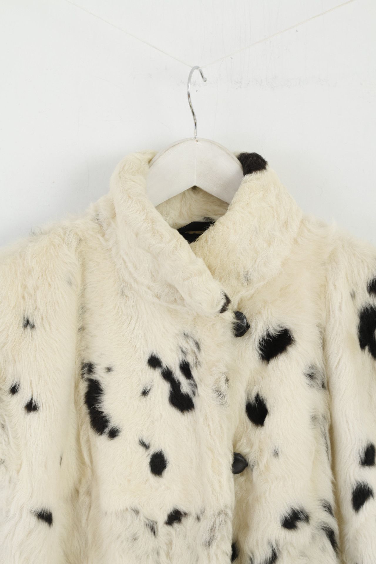 Vintage Wyhid Pelze Women L Jacket Beige Spotty Fut Leather 3735 Size L / US 10 / IT 46 - 7 Thumbnail