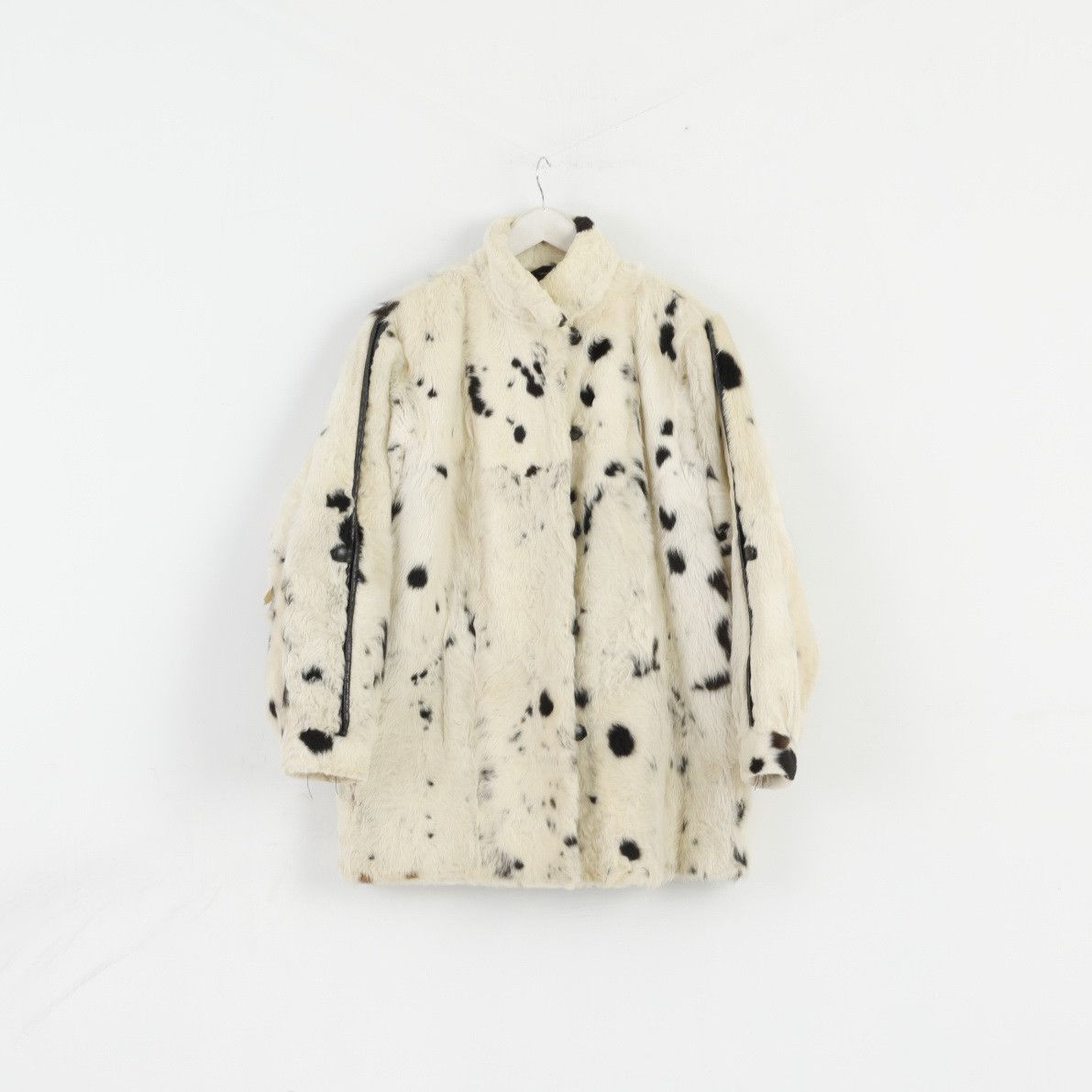 Vintage Wyhid Pelze Women L Jacket Beige Spotty Fut Leather 3735 Size L / US 10 / IT 46 - 2 Thumbnail
